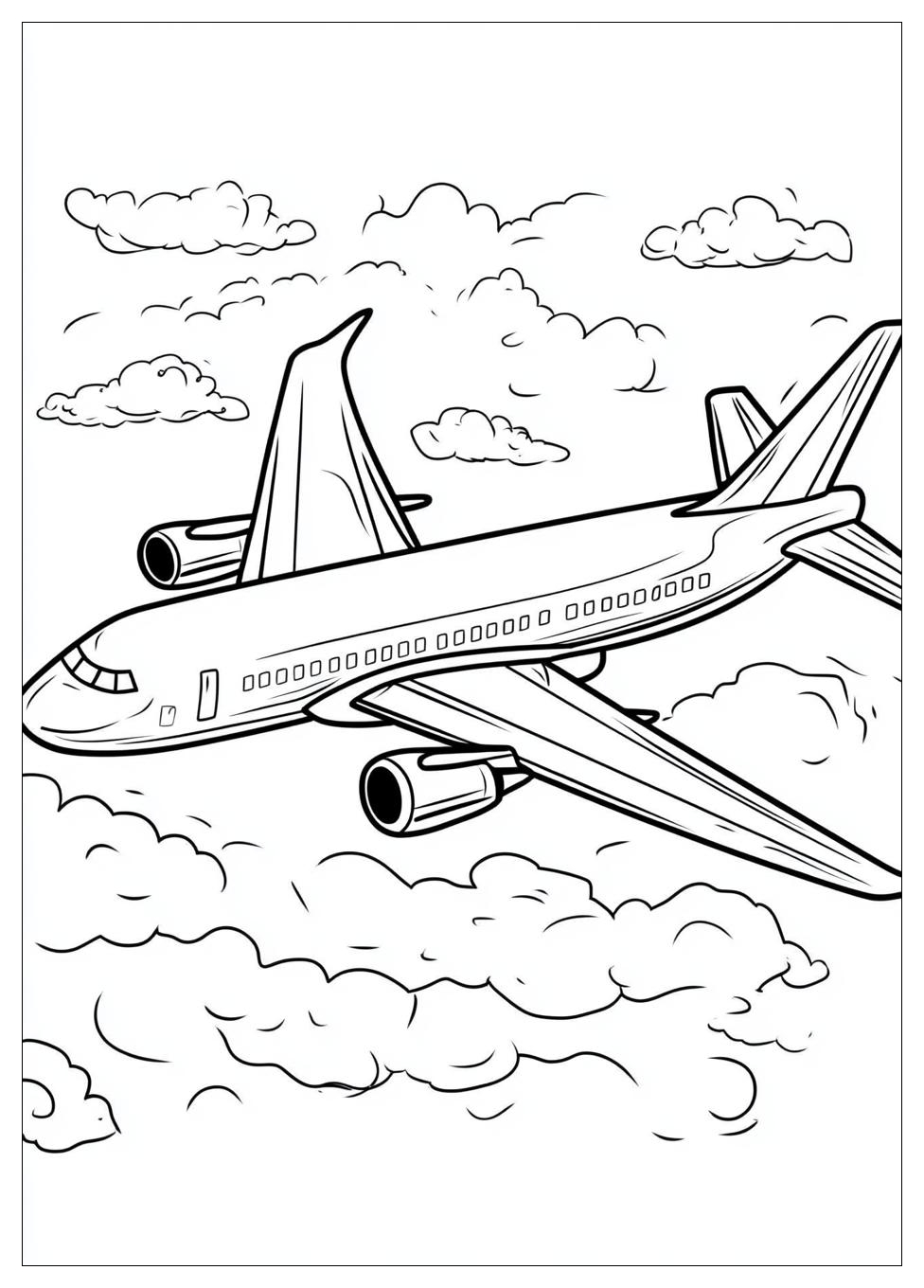 Disegni Aereo Da Colorare 13