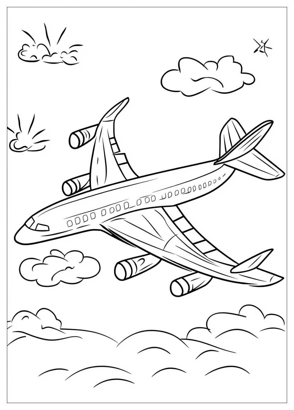 Disegni Aereo Da Colorare 17