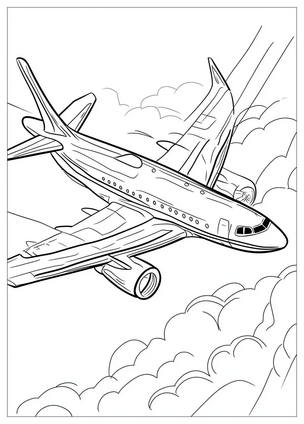 Disegni Aereo Da Colorare 5