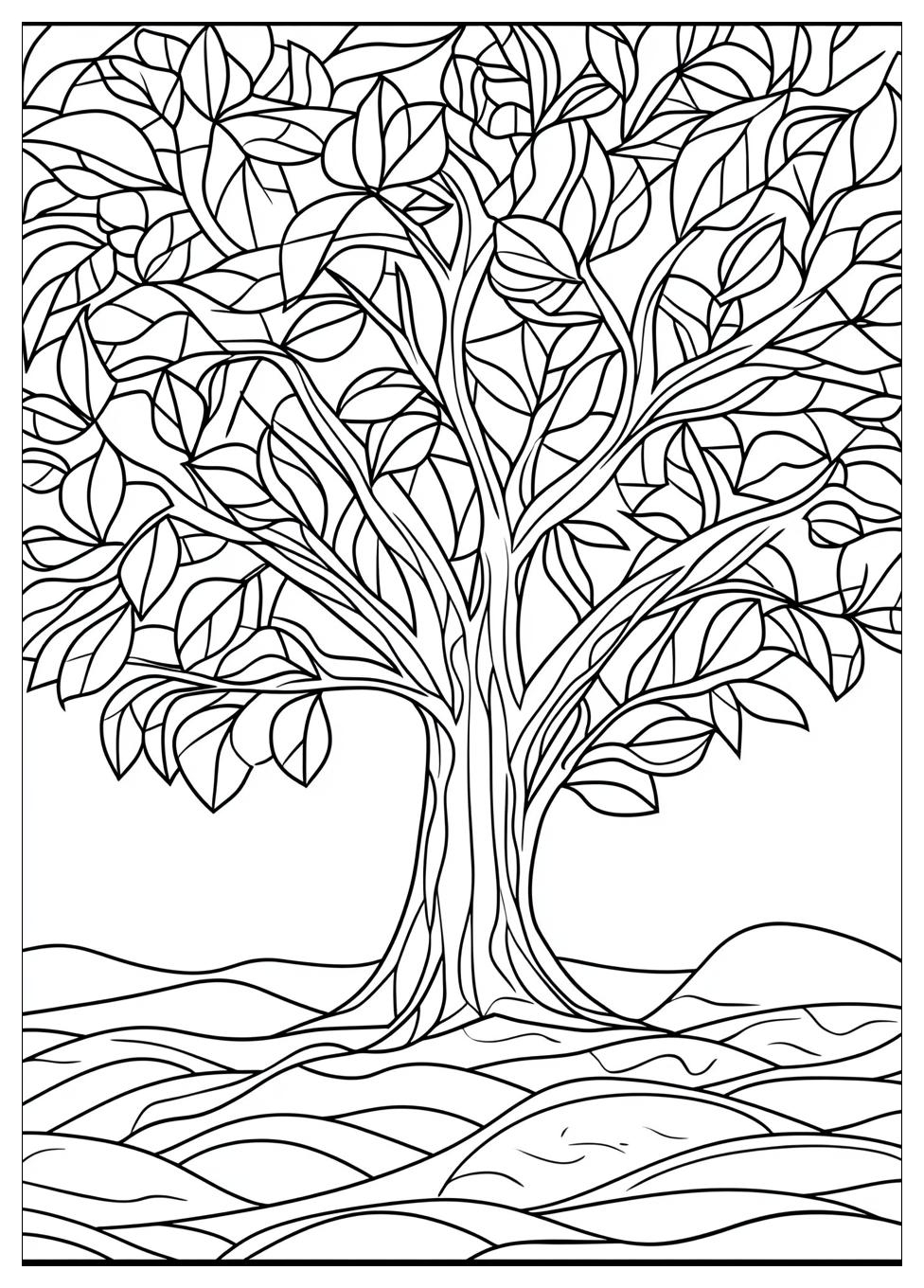 Disegni Albero Da Colorare 1