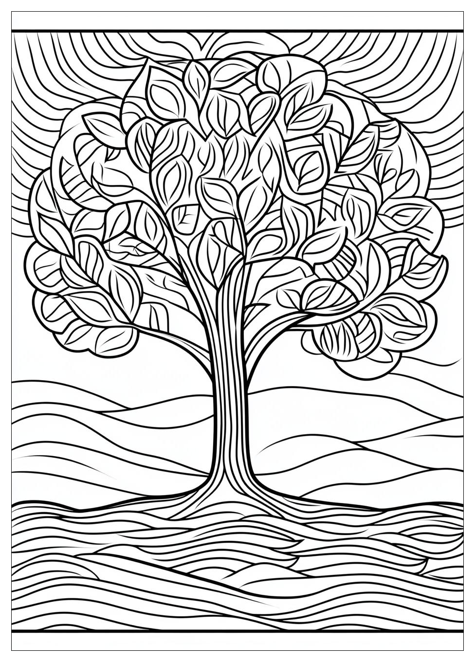 Disegni Albero Da Colorare 12