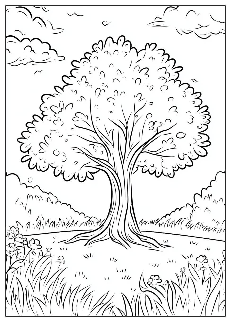 Disegni Albero Da Colorare 5