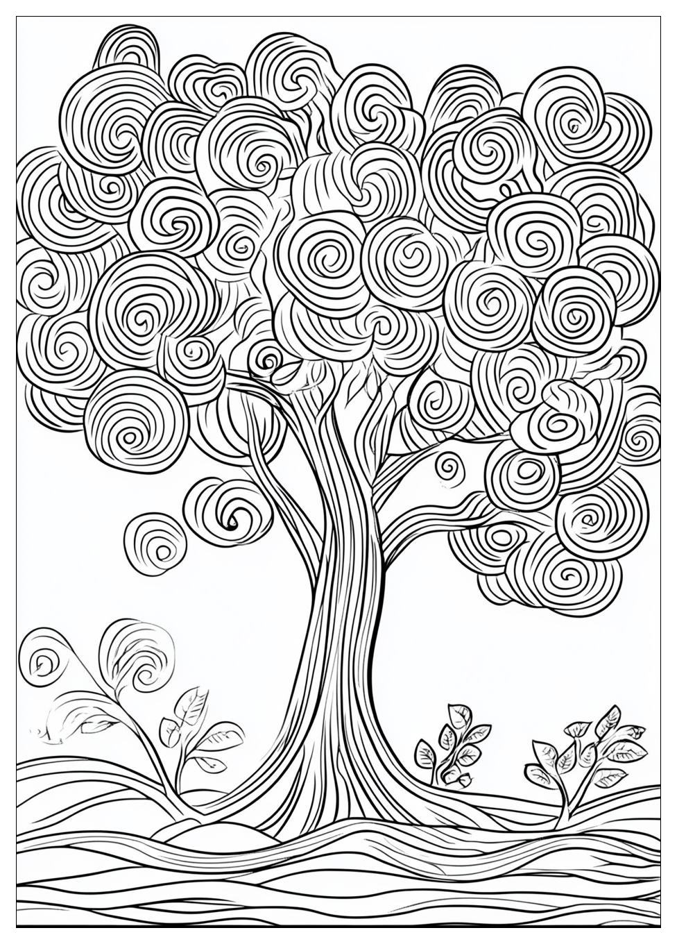 Disegni Albero Da Colorare 8