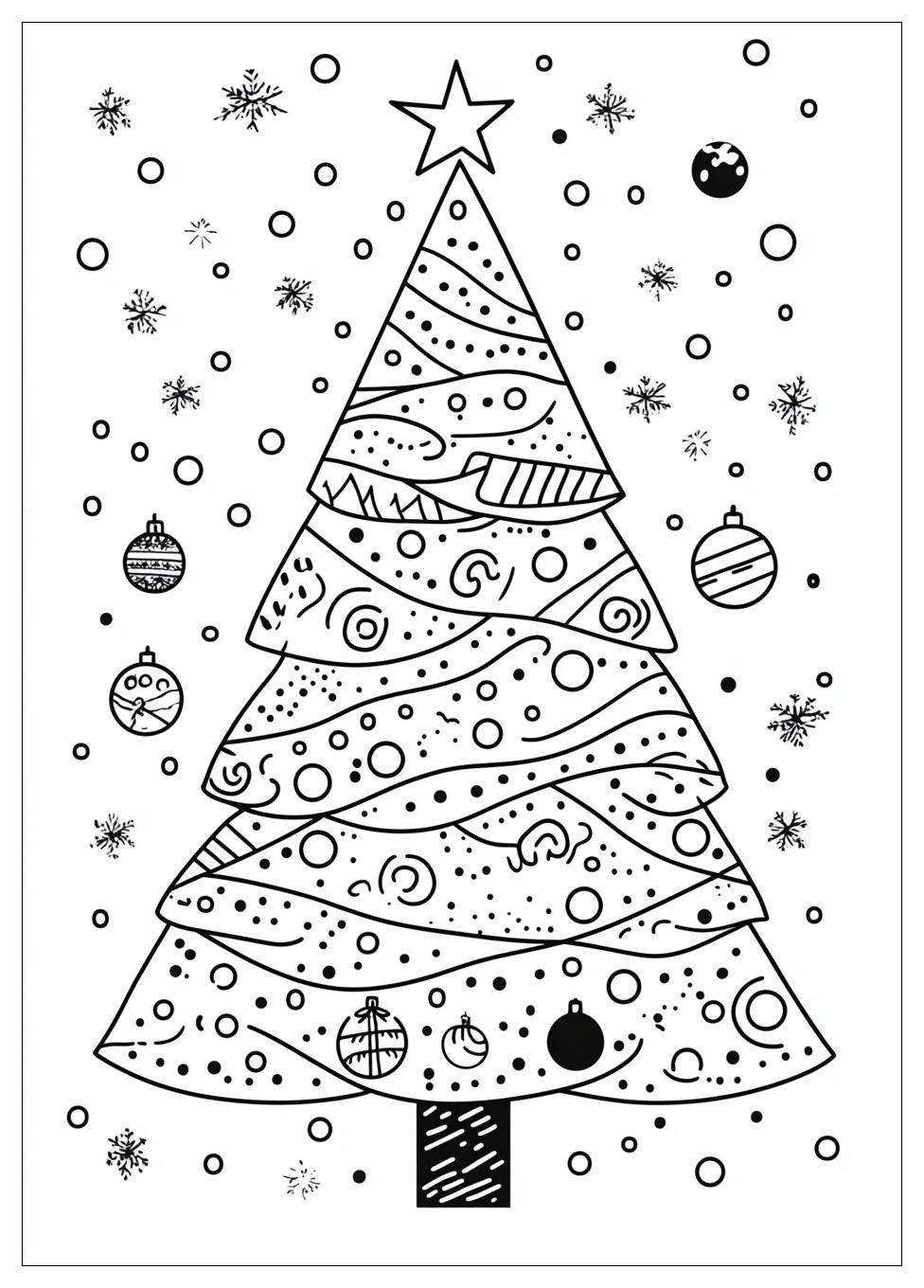 Disegni Albero Di Natale Da Colorare 1