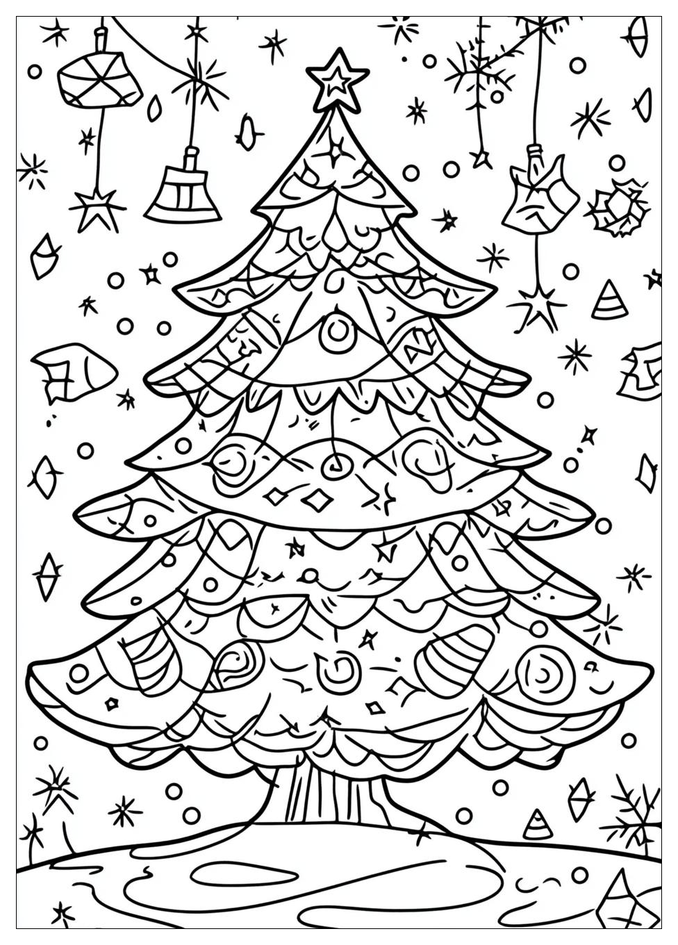 Disegni Albero Di Natale Da Colorare 11