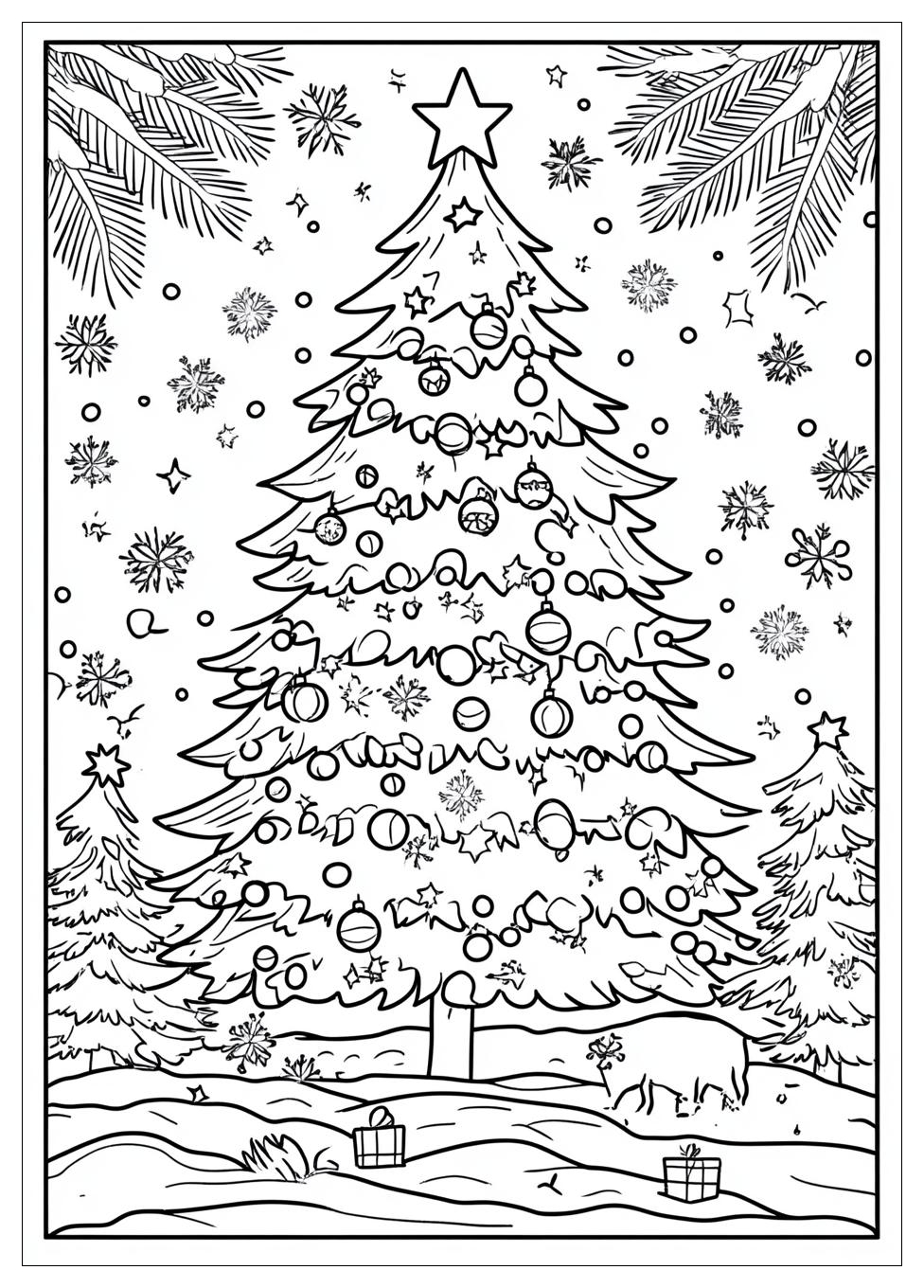 Disegni Albero Di Natale Da Colorare 14