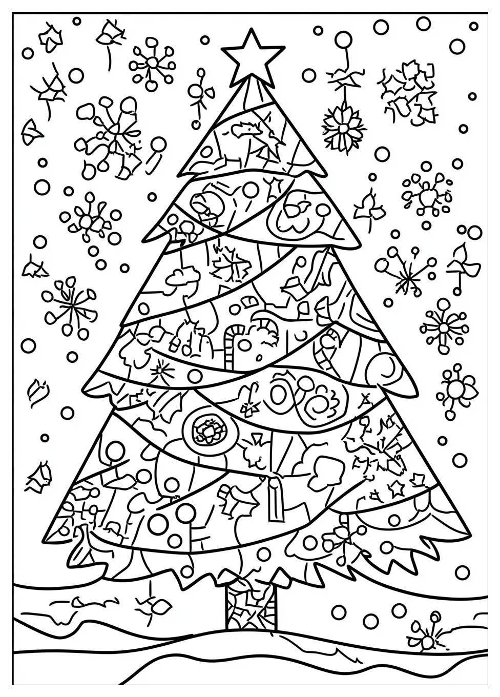 Disegni Albero Di Natale Da Colorare 3