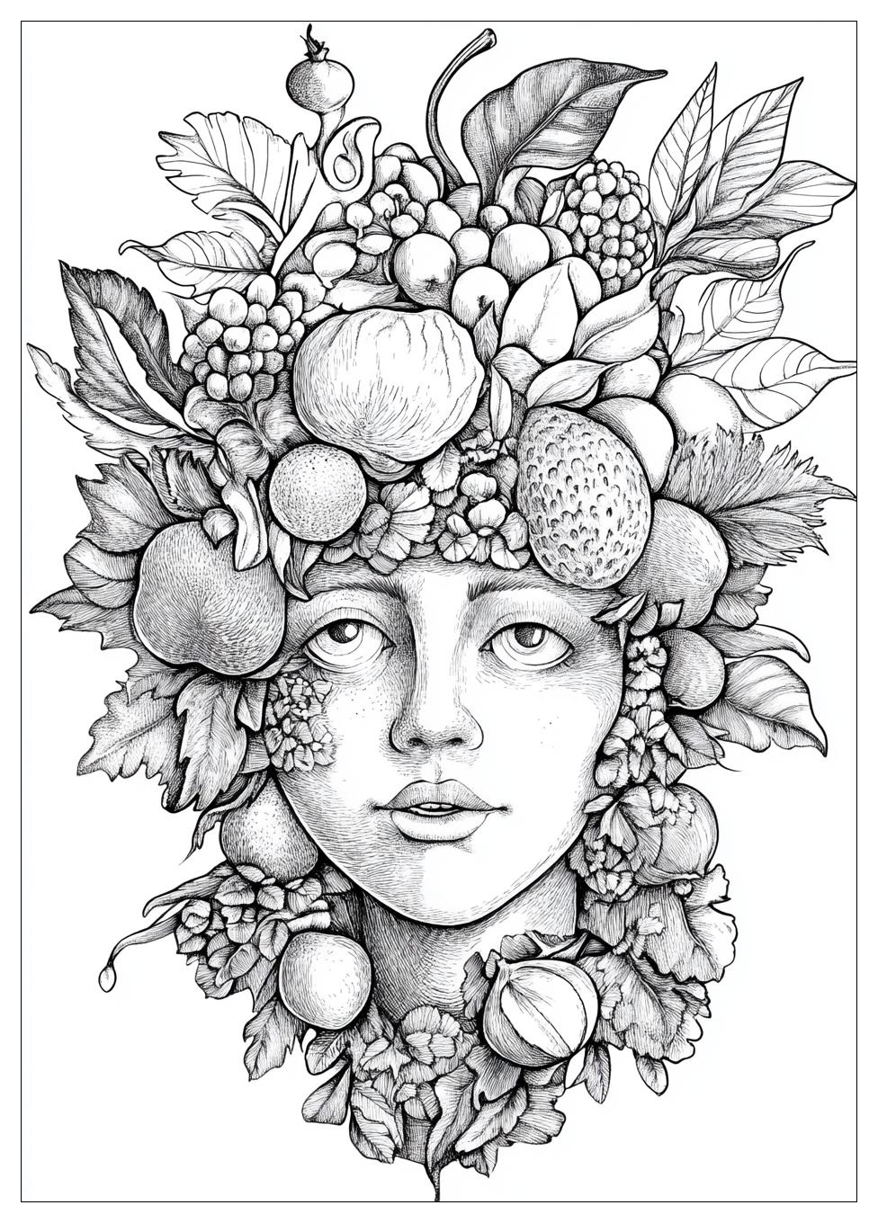 Disegni Arcimboldo Da Colorare 1