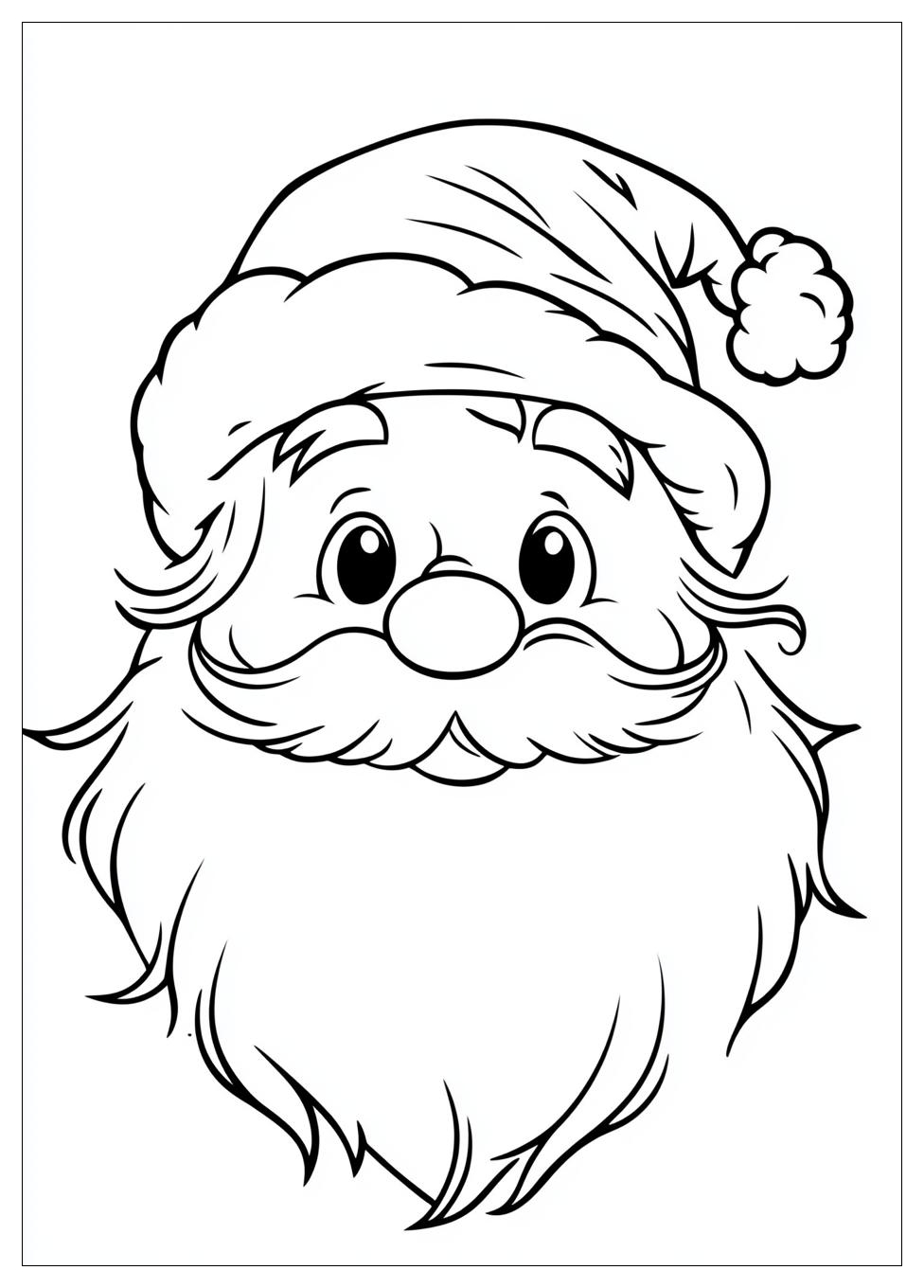 Disegni Babbo Natale Da Colorare 10