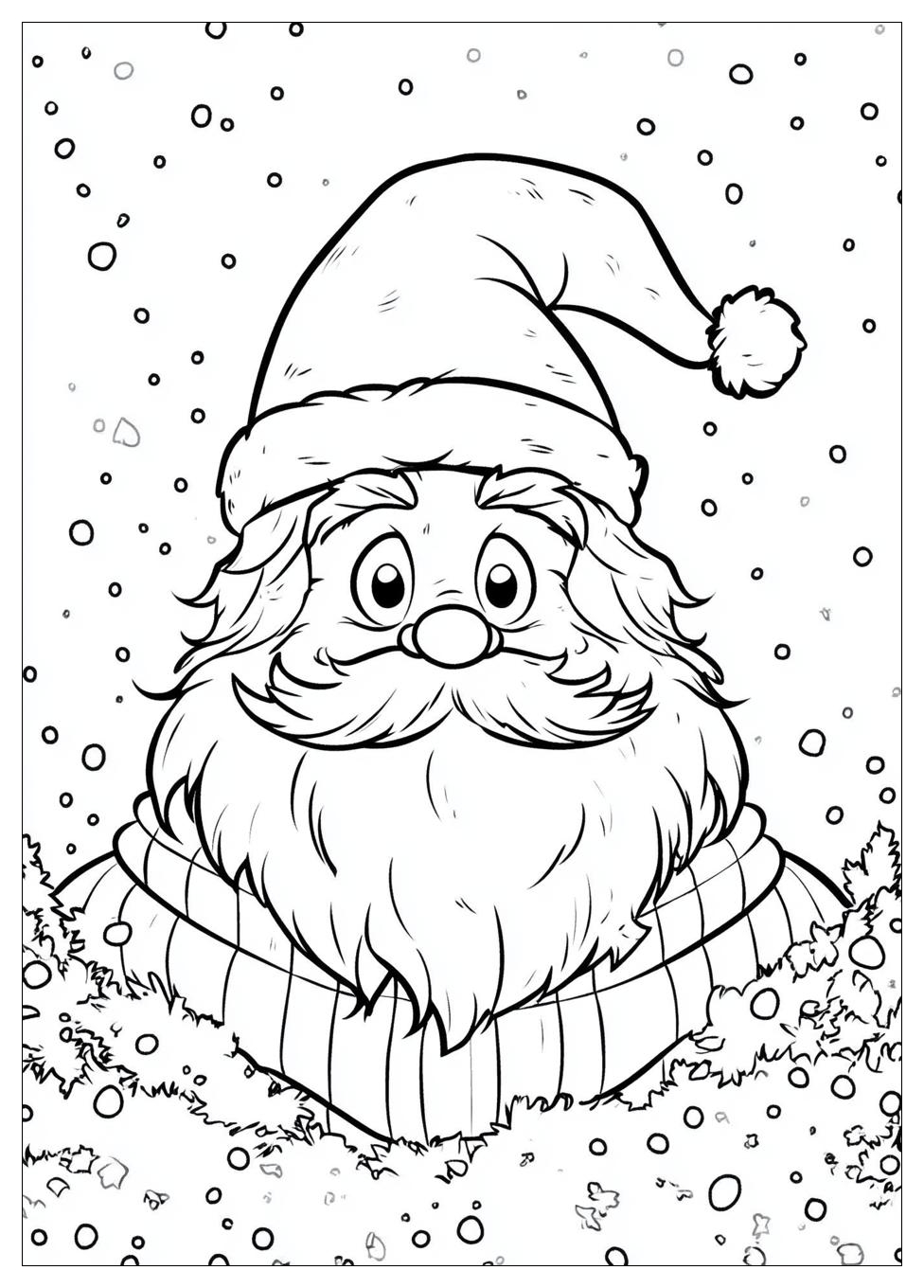 Disegni Babbo Natale Da Colorare 11