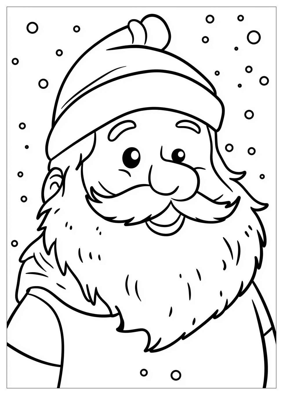 Disegni Babbo Natale Da Colorare 15