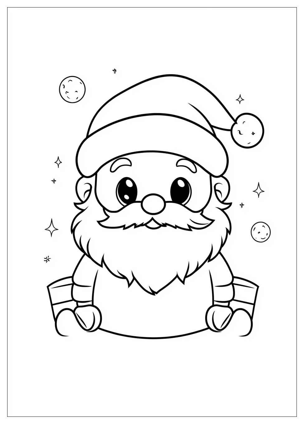 Disegni Babbo Natale Da Colorare 19