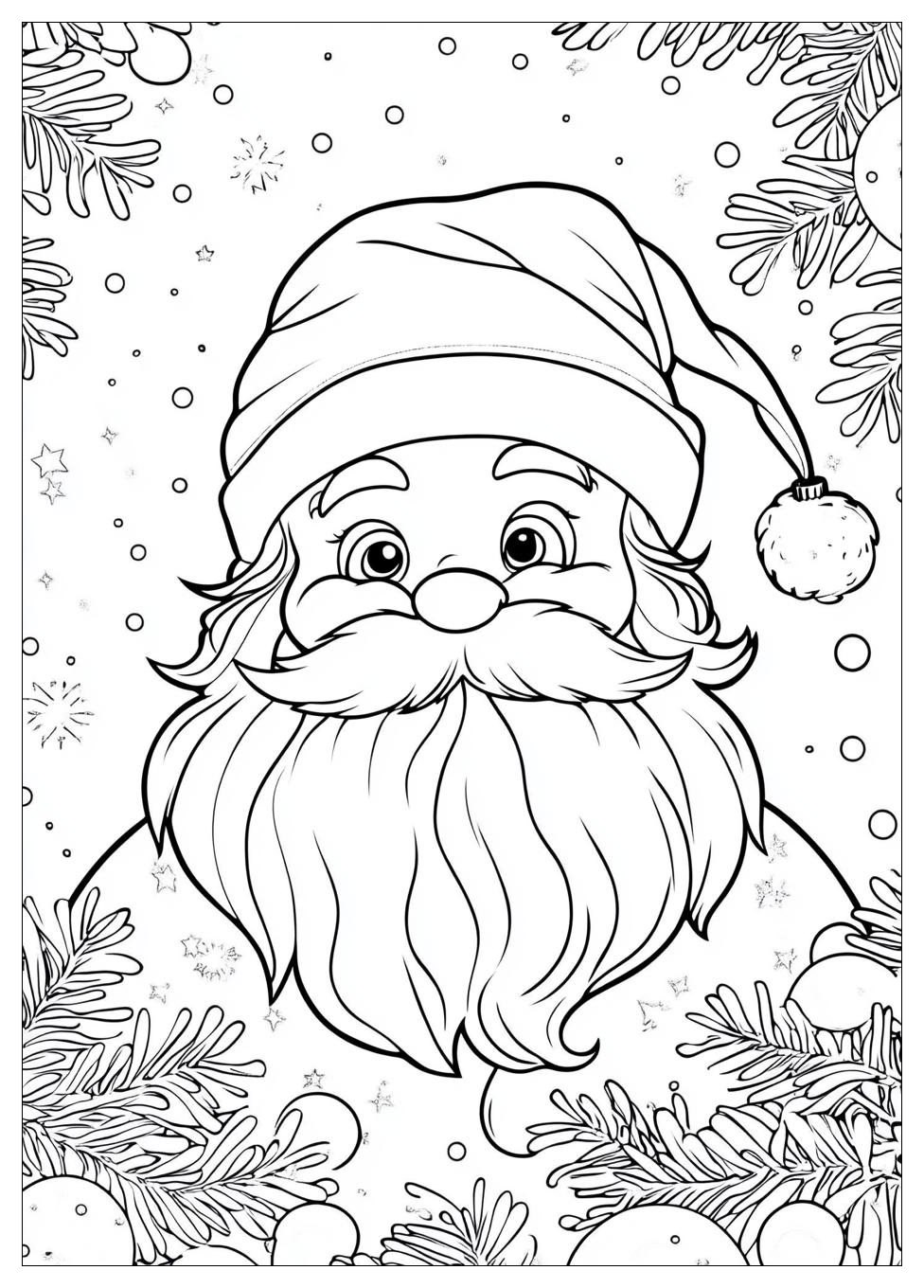 Disegni Babbo Natale Da Colorare 22