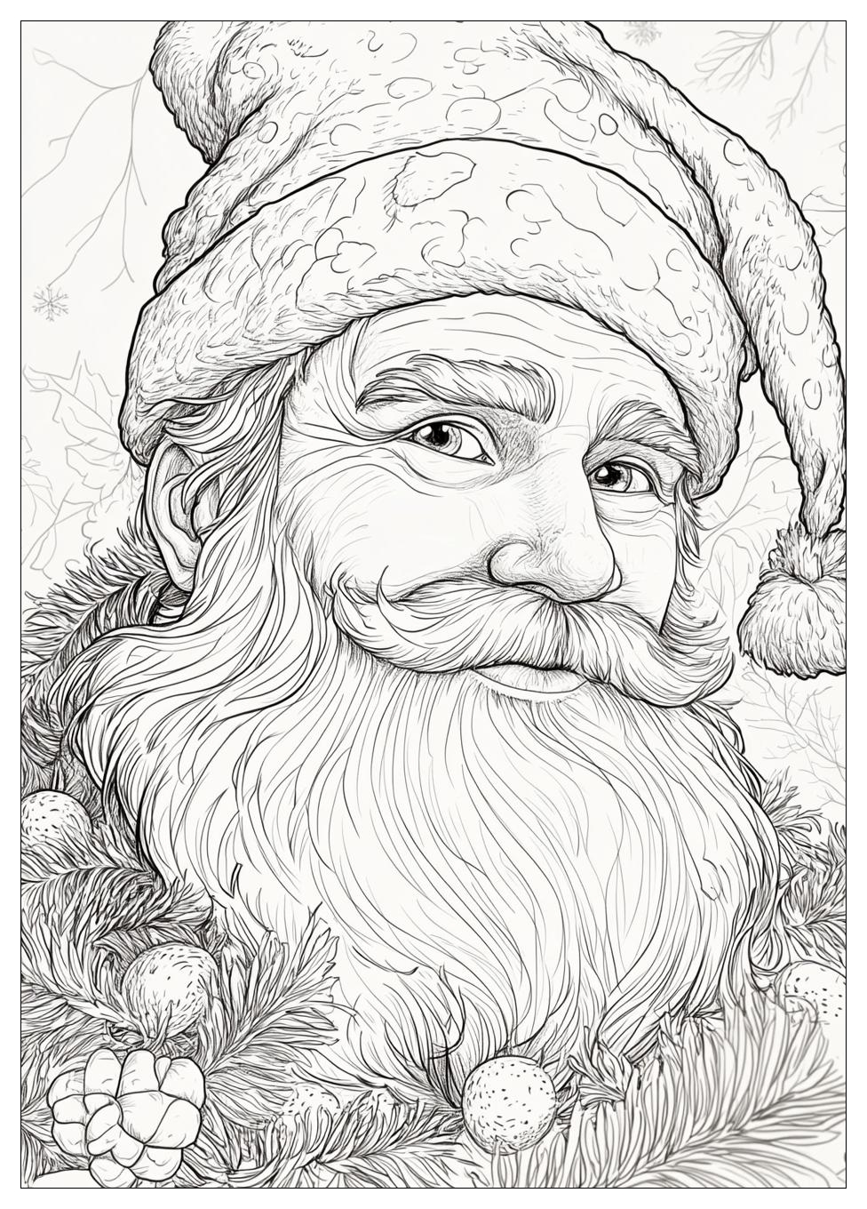 Disegni Babbo Natale Da Colorare 23