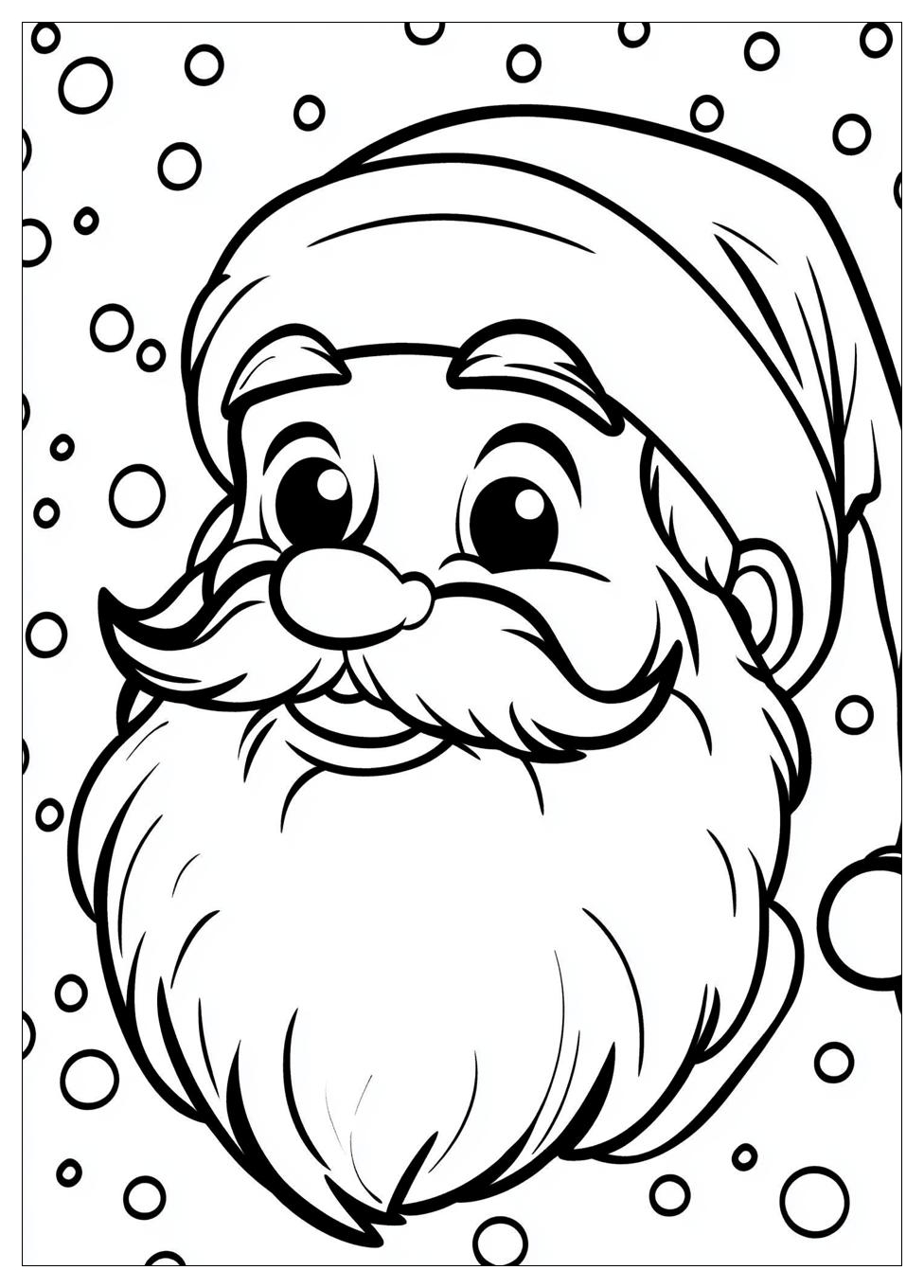 Disegni Babbo Natale Da Colorare 3