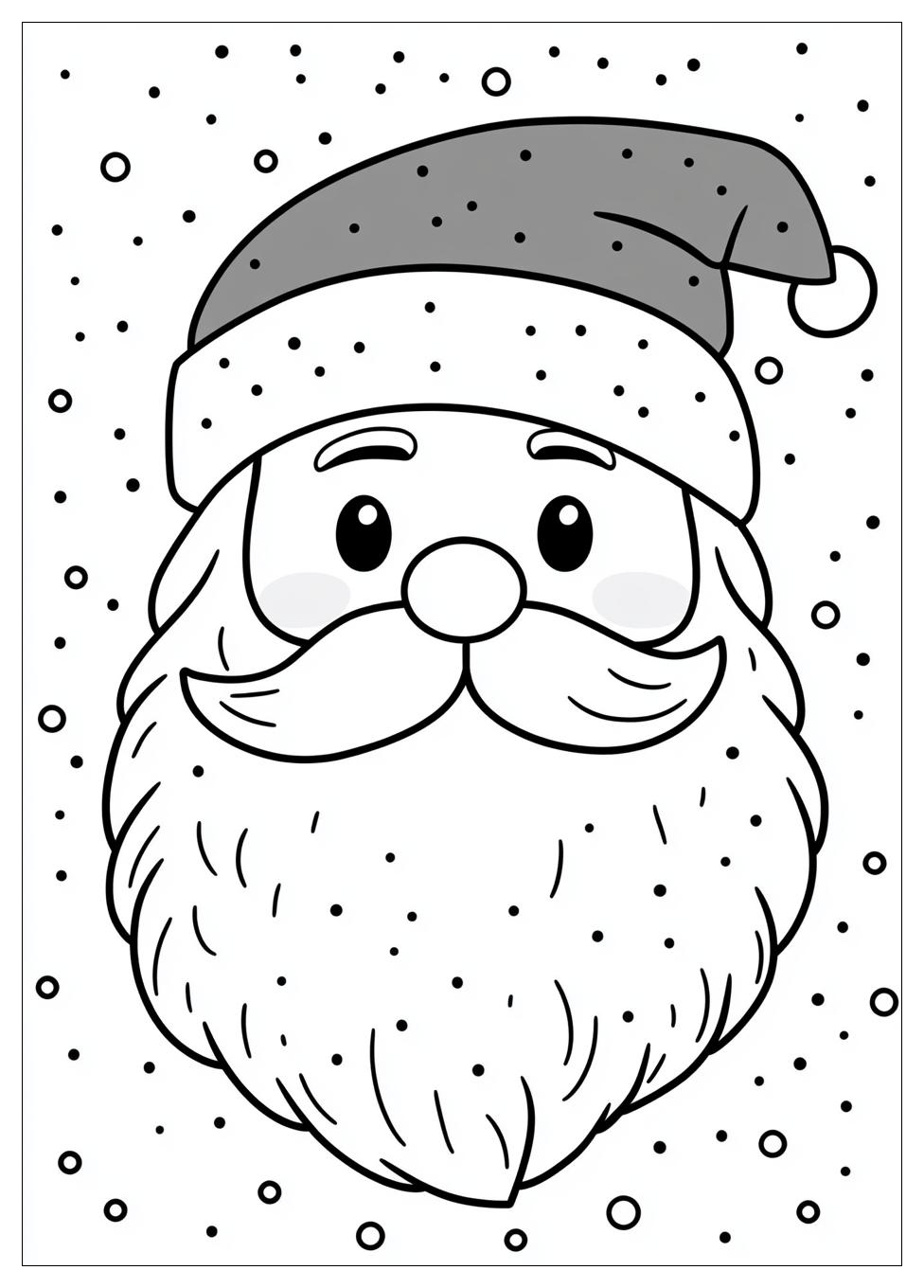 Disegni Babbo Natale Da Colorare 6