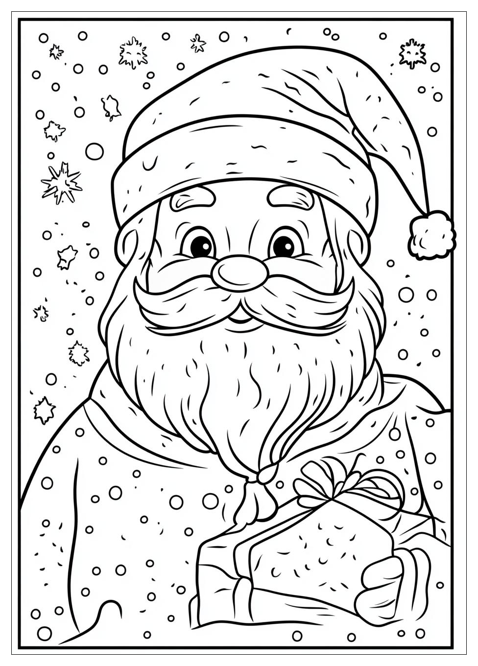 Disegni Babbo Natale Da Colorare 8