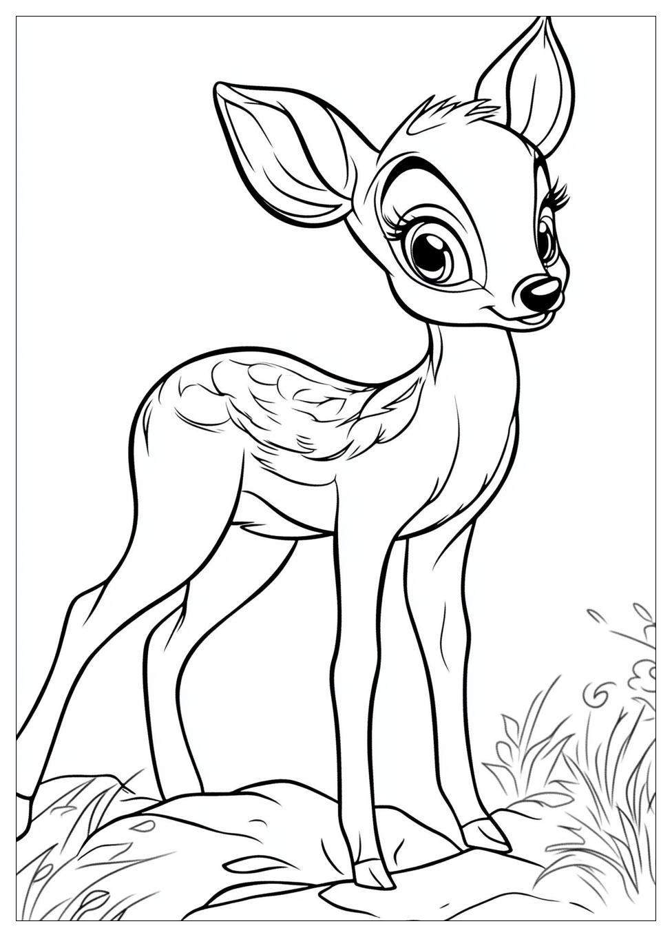 Disegni Bambi Da Colorare 1