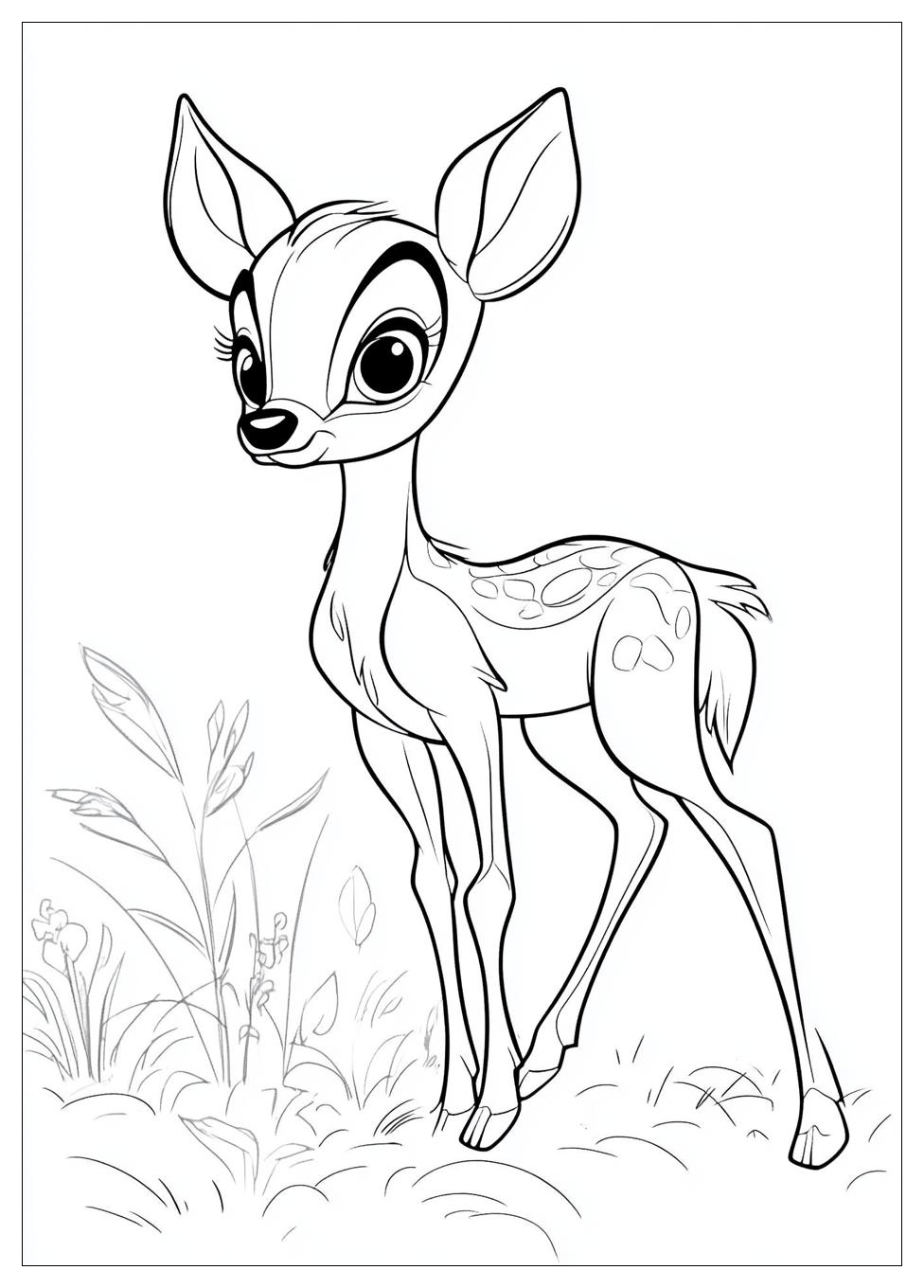 Disegni Bambi Da Colorare 10