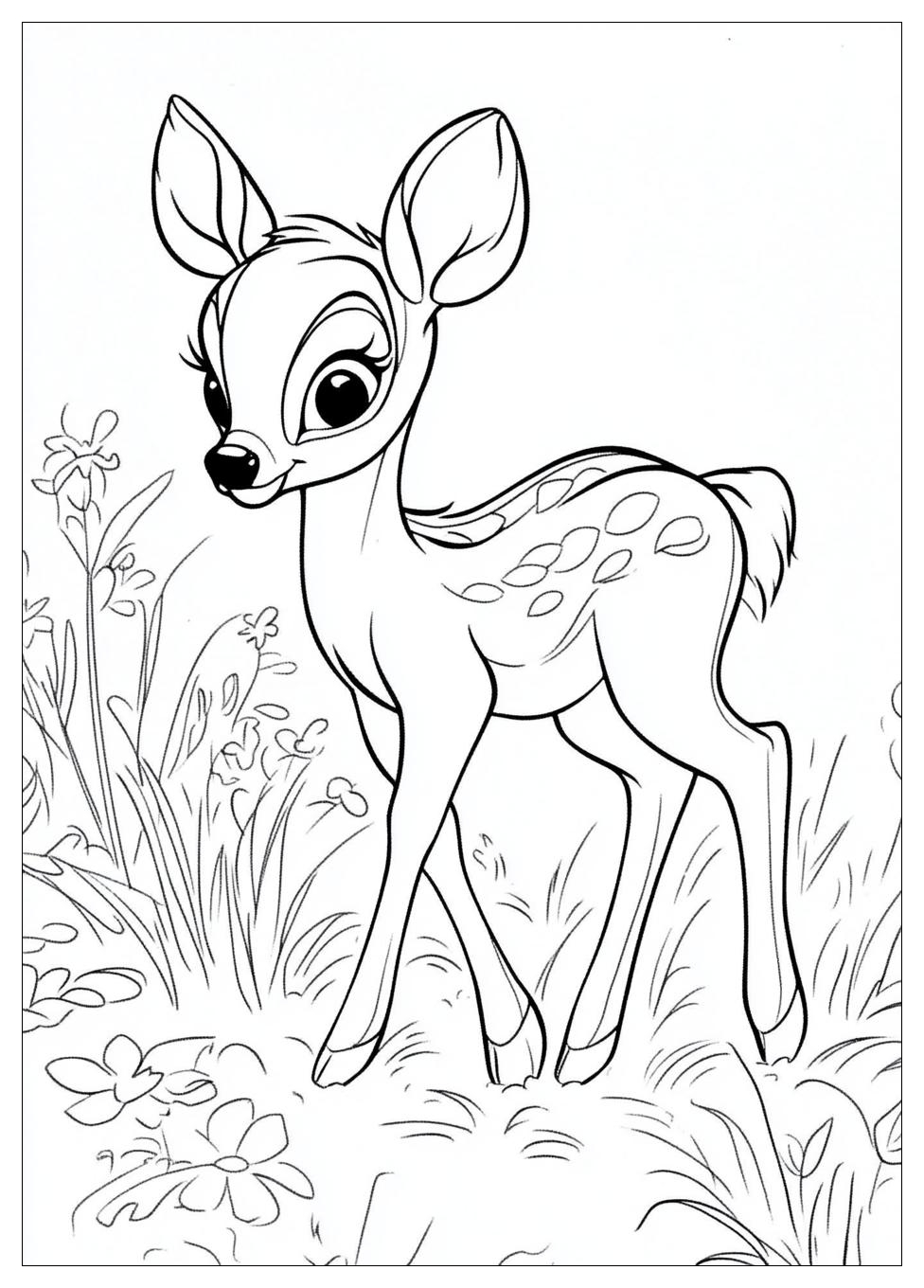 Disegni Bambi Da Colorare 11