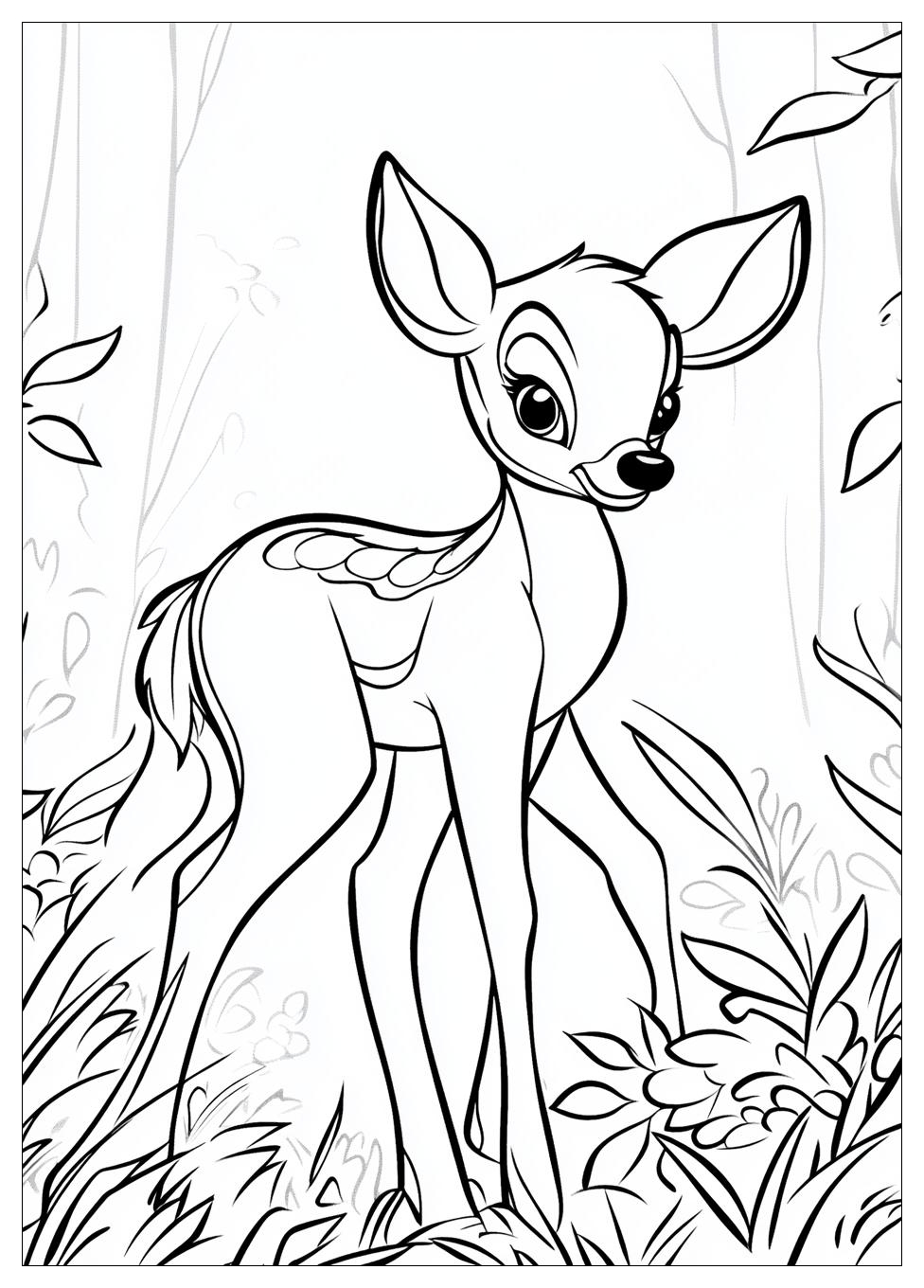 Disegni Bambi Da Colorare 12