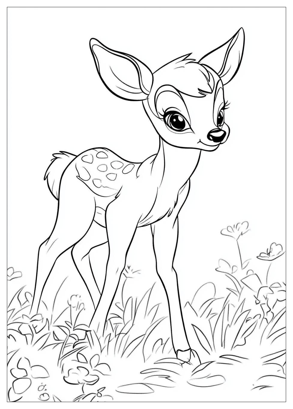 Disegni Bambi Da Colorare 14