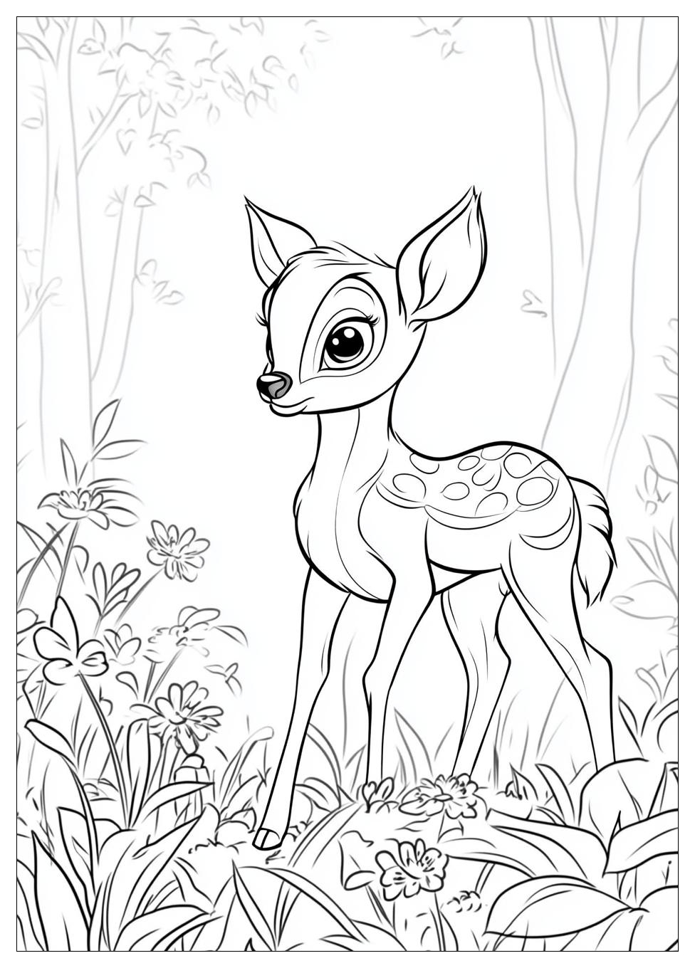 Disegni Bambi Da Colorare 15