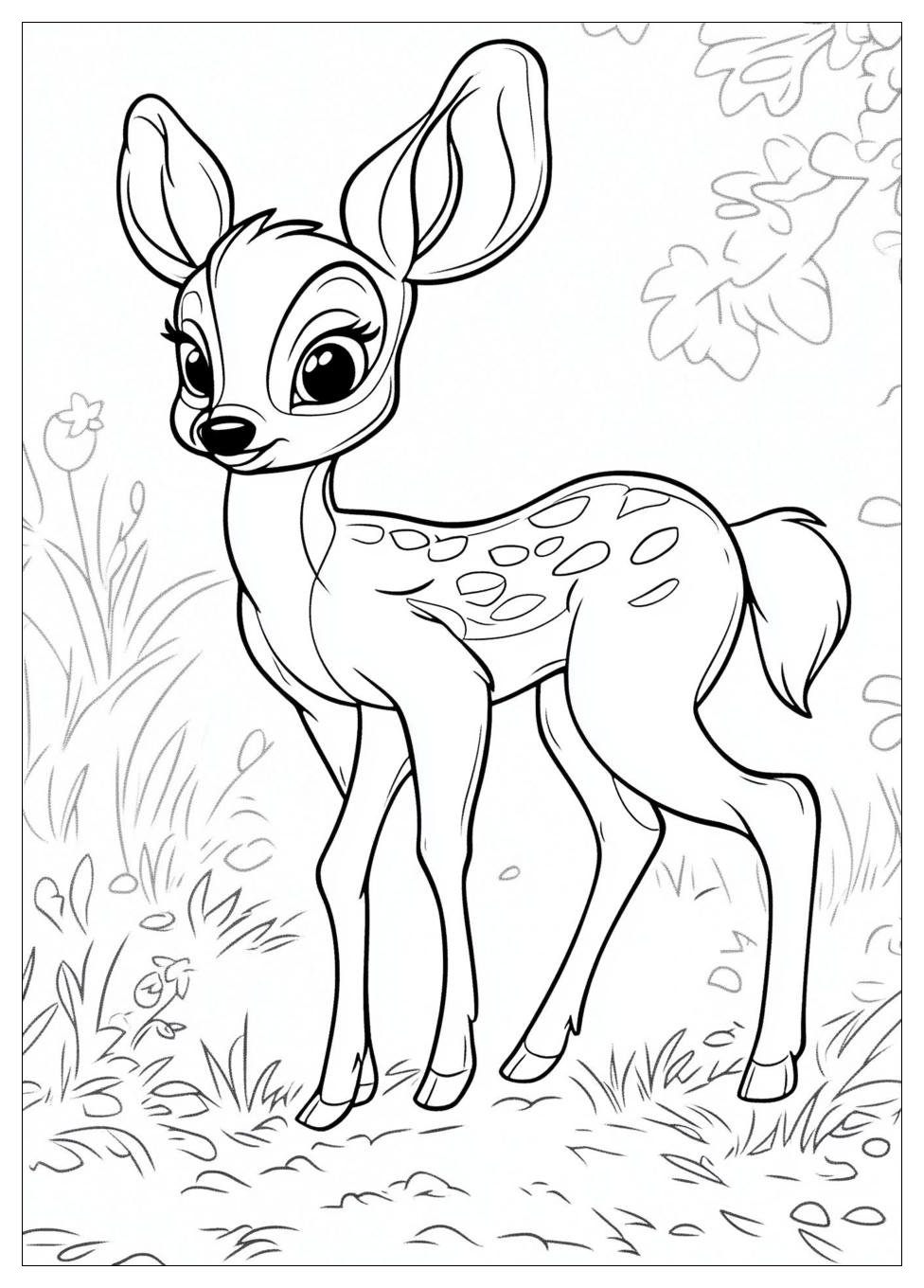 Disegni Bambi Da Colorare 17