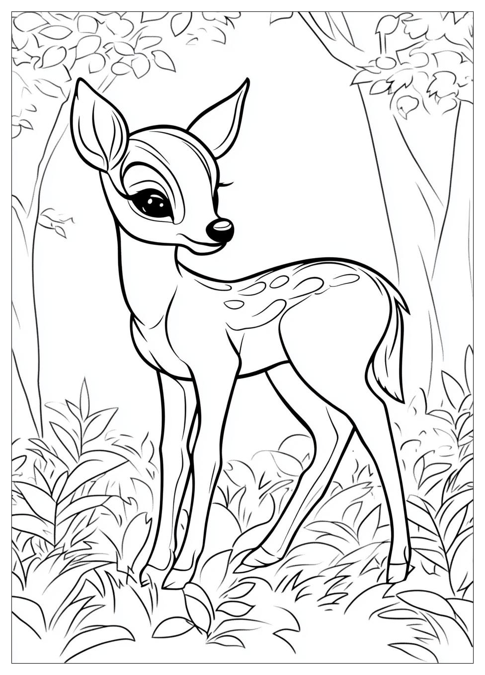 Disegni Bambi Da Colorare 19