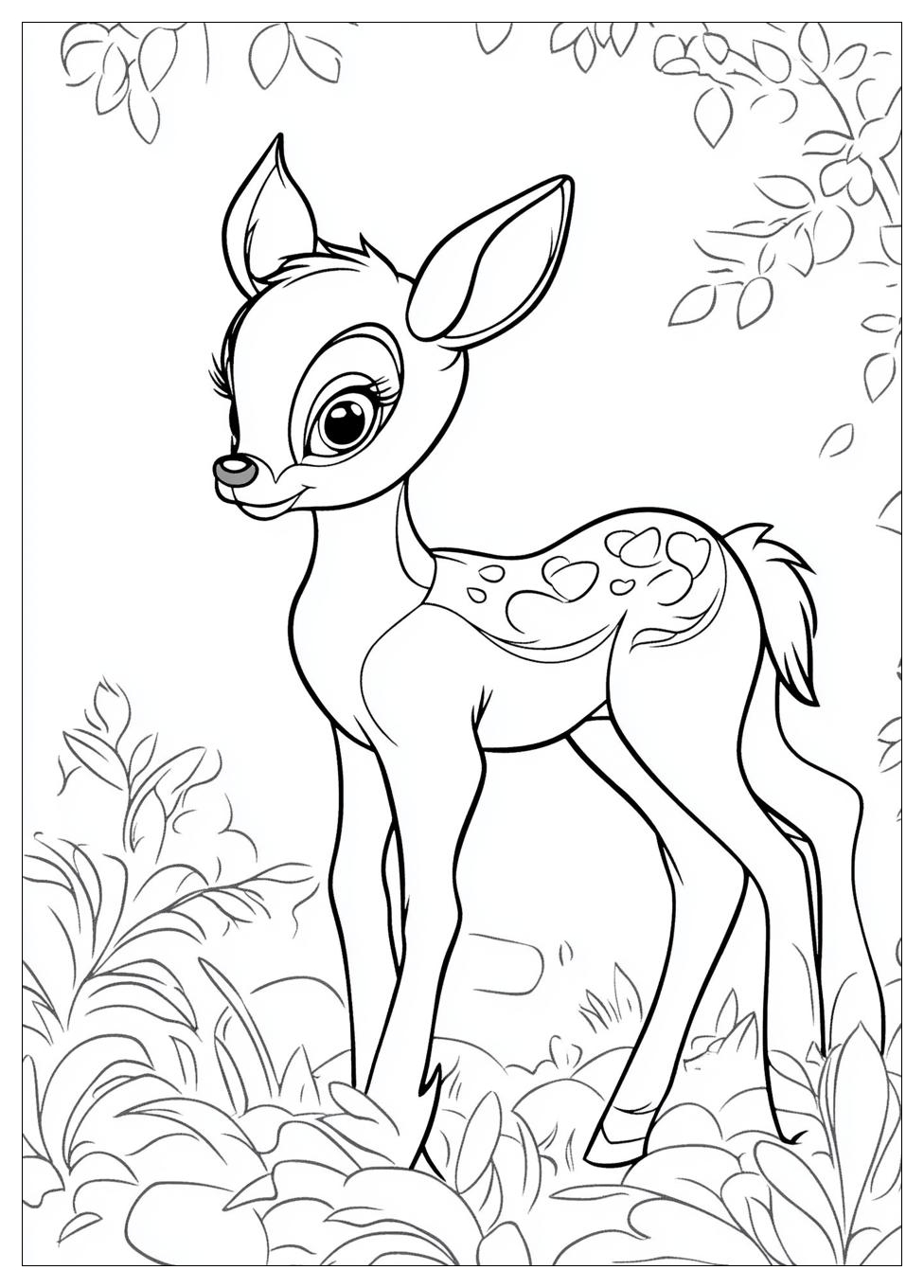 Disegni Bambi Da Colorare 20