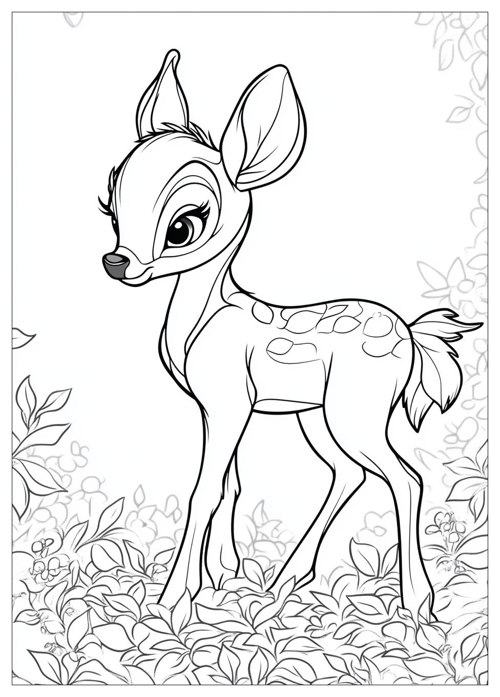 Disegni Bambi Da Colorare 23