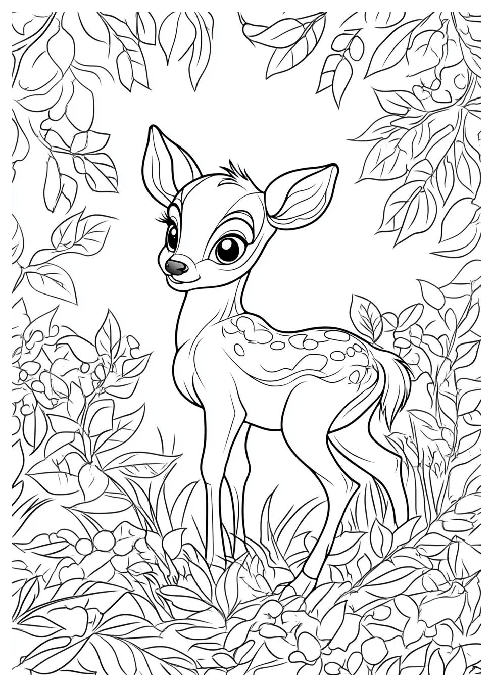 Disegni Bambi Da Colorare 24