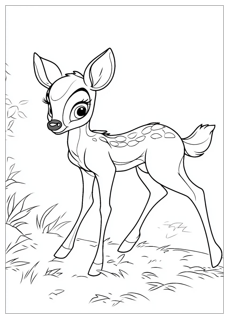 Disegni Bambi Da Colorare 3