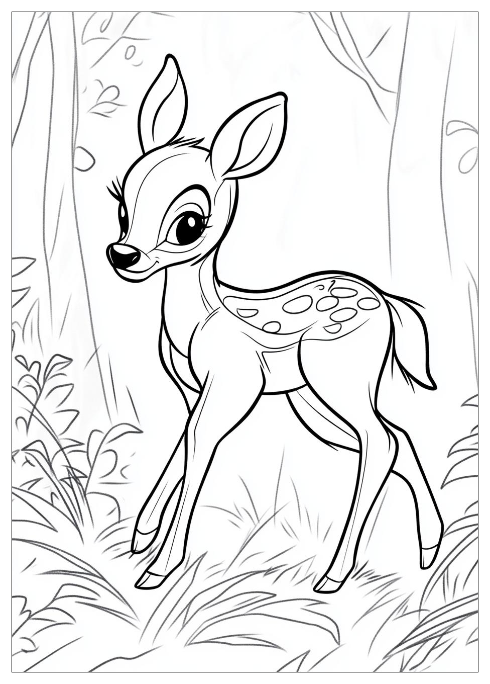 Disegni Bambi Da Colorare 5