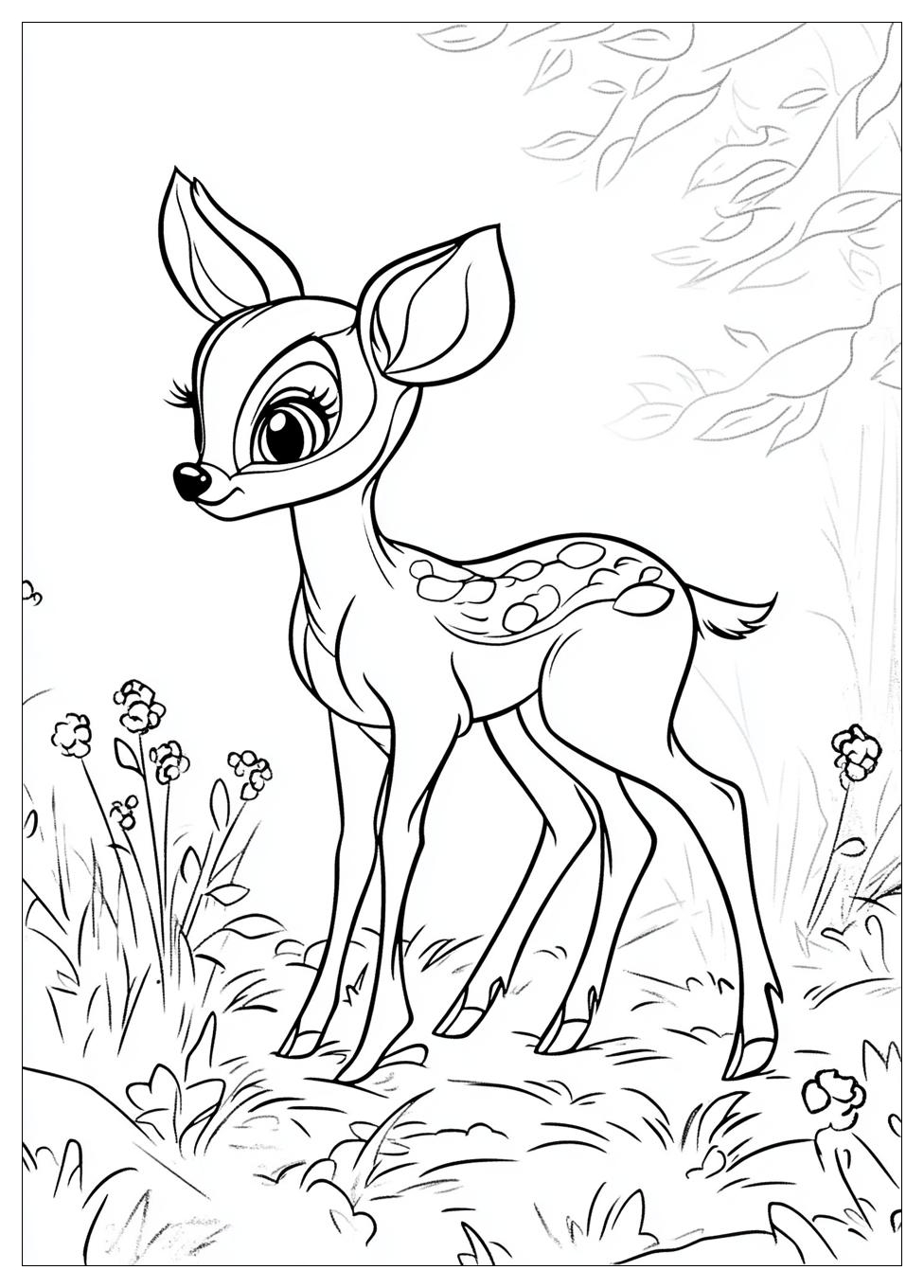 Disegni Bambi Da Colorare 6