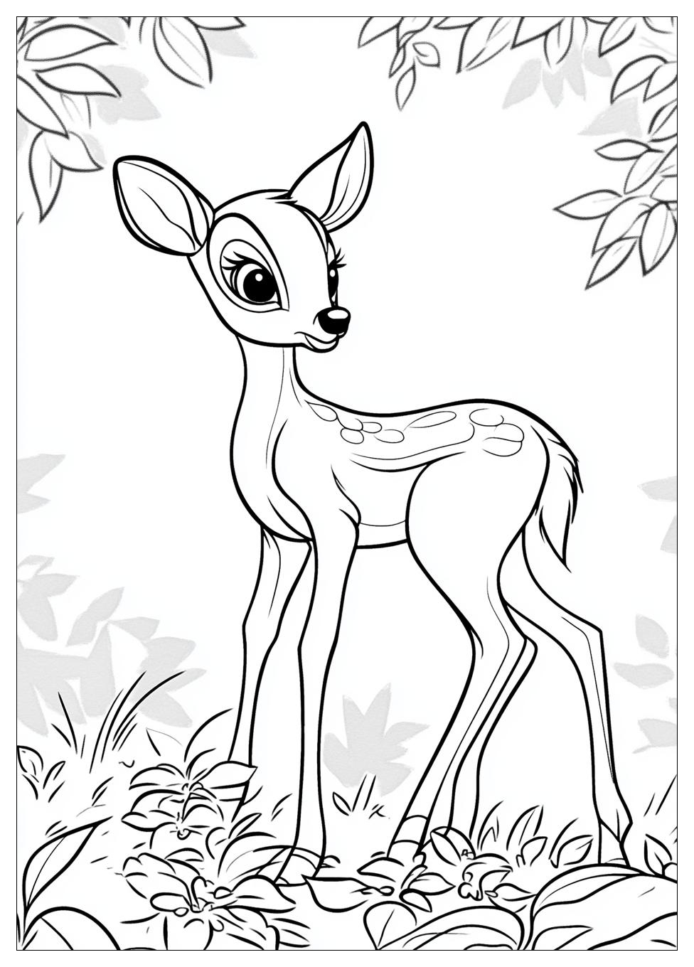 Disegni Bambi Da Colorare 7