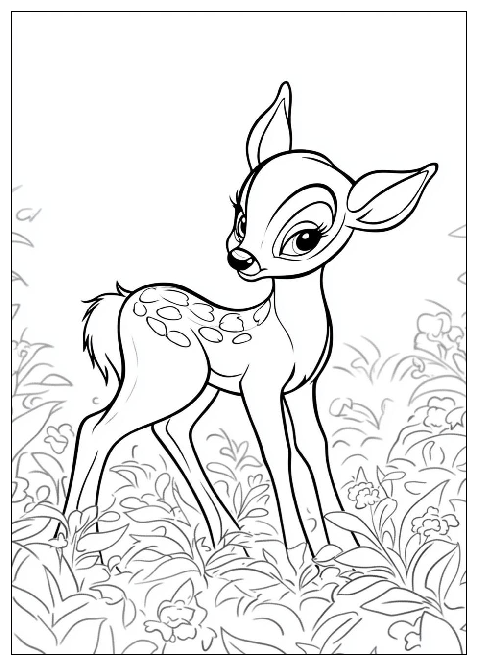 Disegni Bambi Da Colorare 8