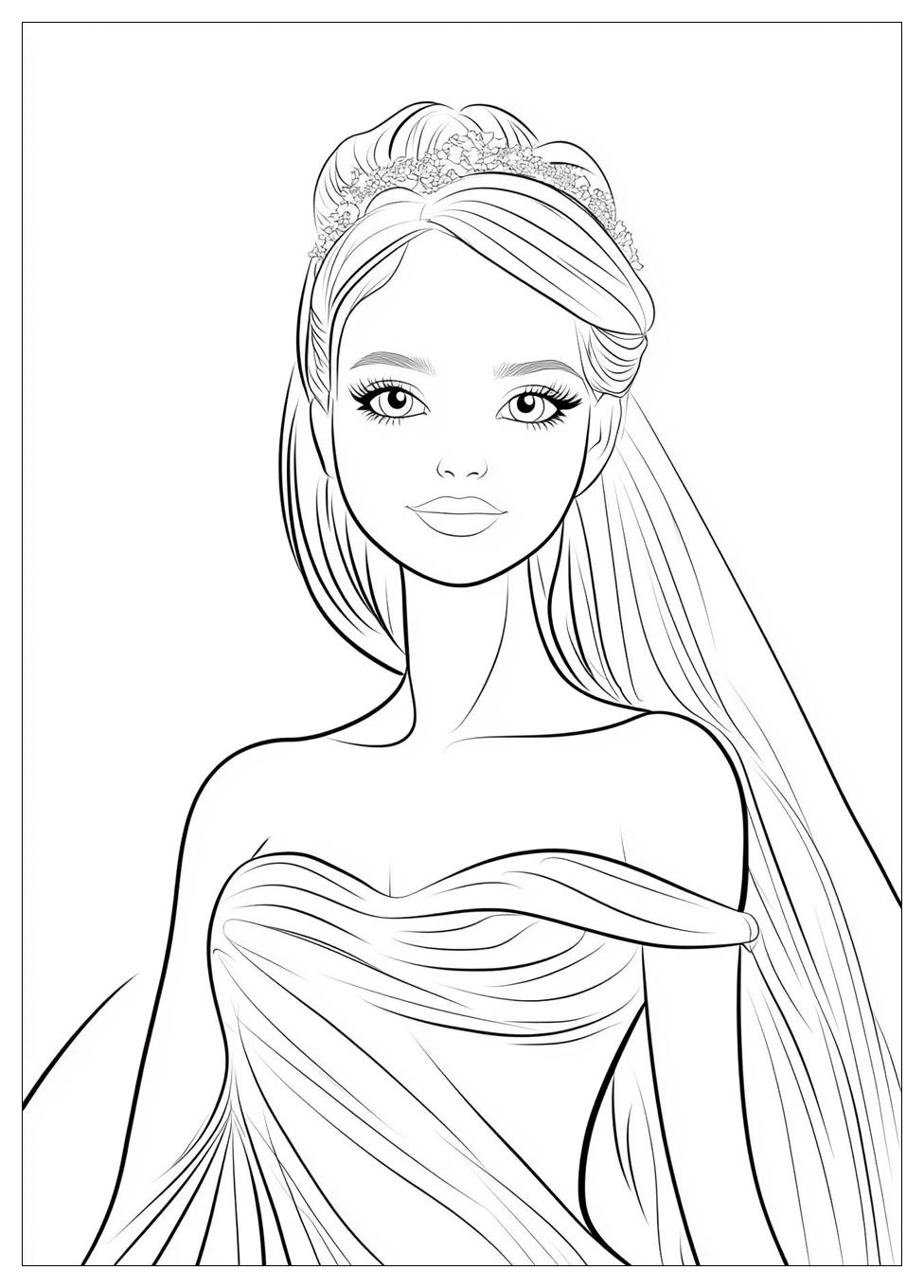 Disegni Barbie Da Colorare 4