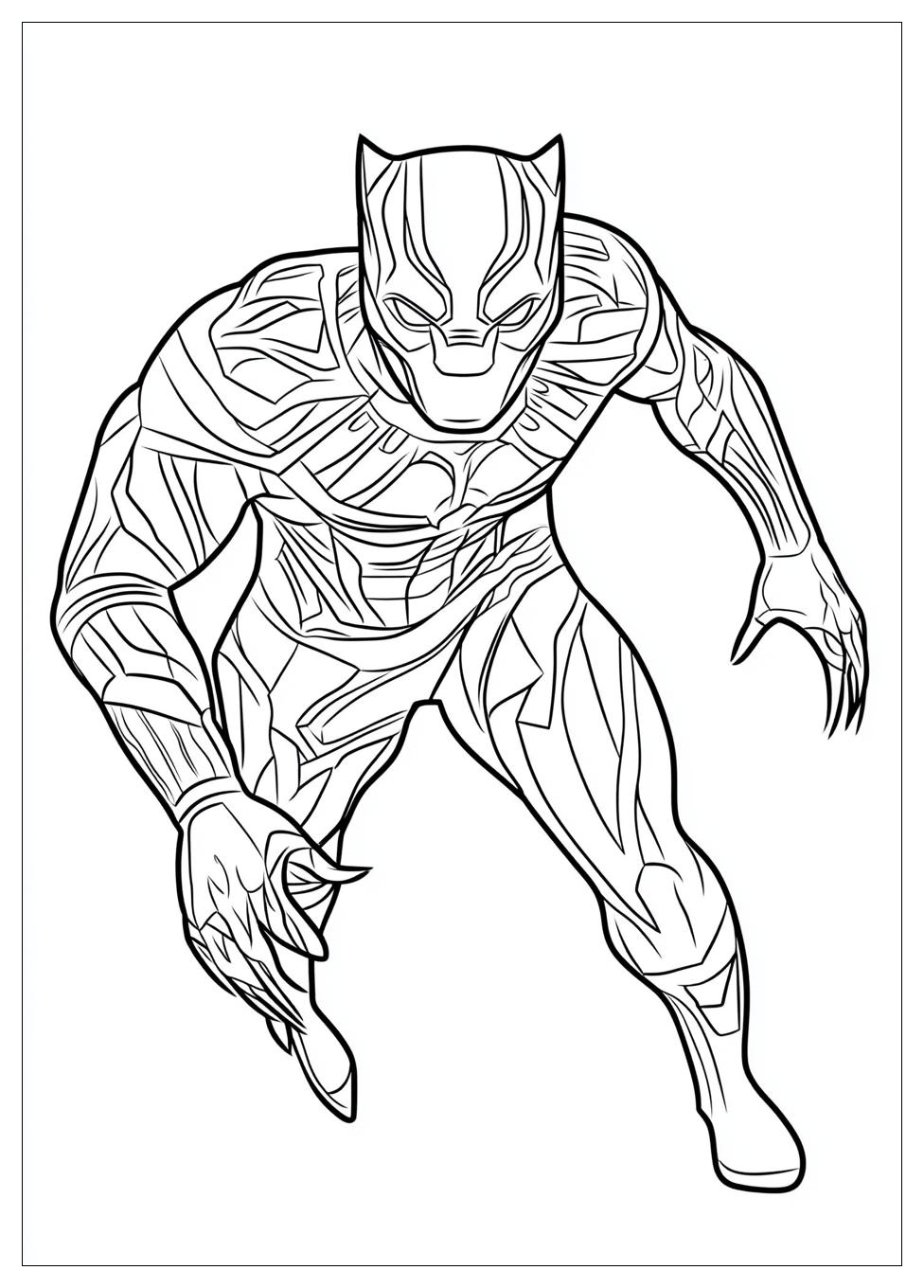 Disegni Black Panther Da Colorare 12