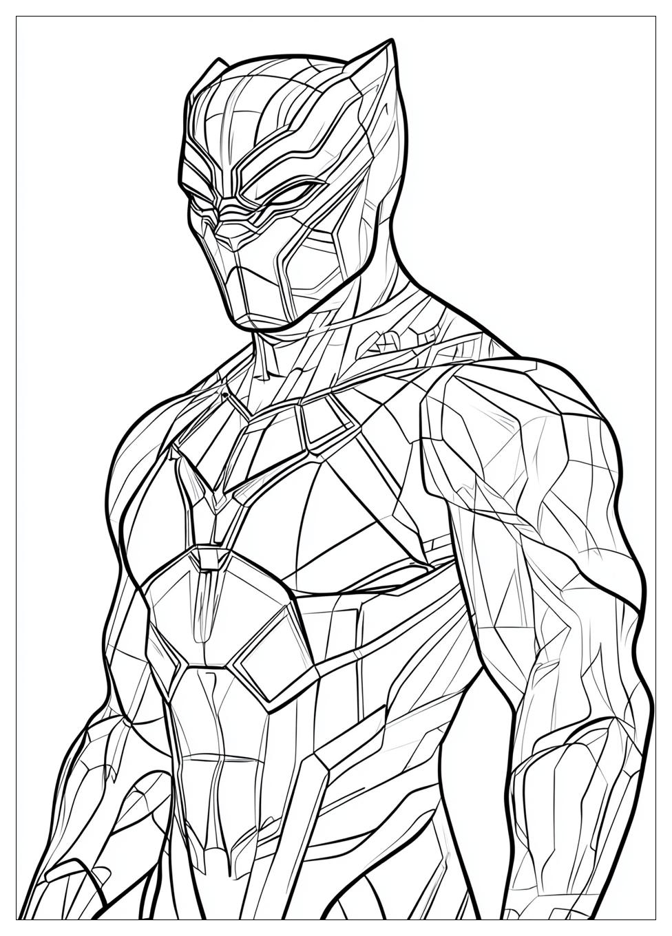 Disegni Black Panther Da Colorare 15