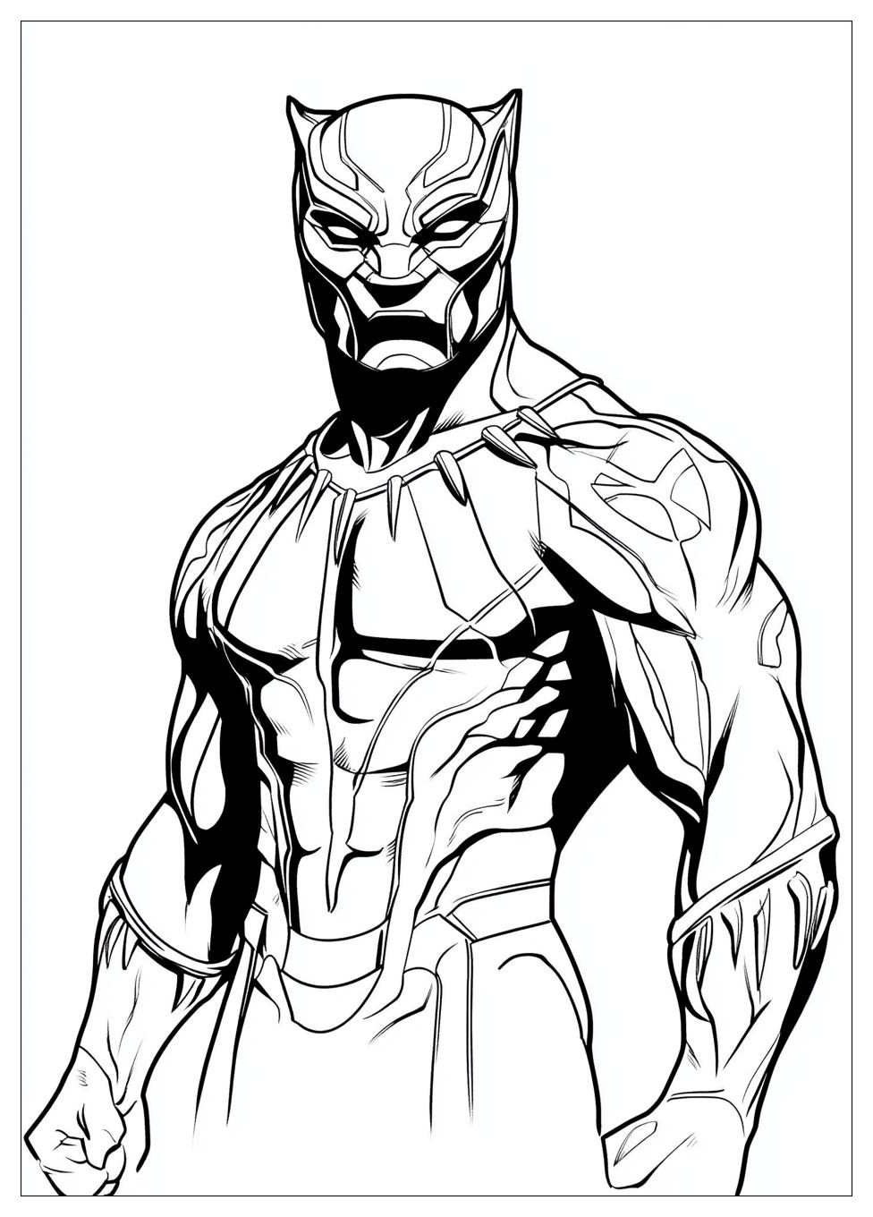 Disegni Black Panther Da Colorare 20