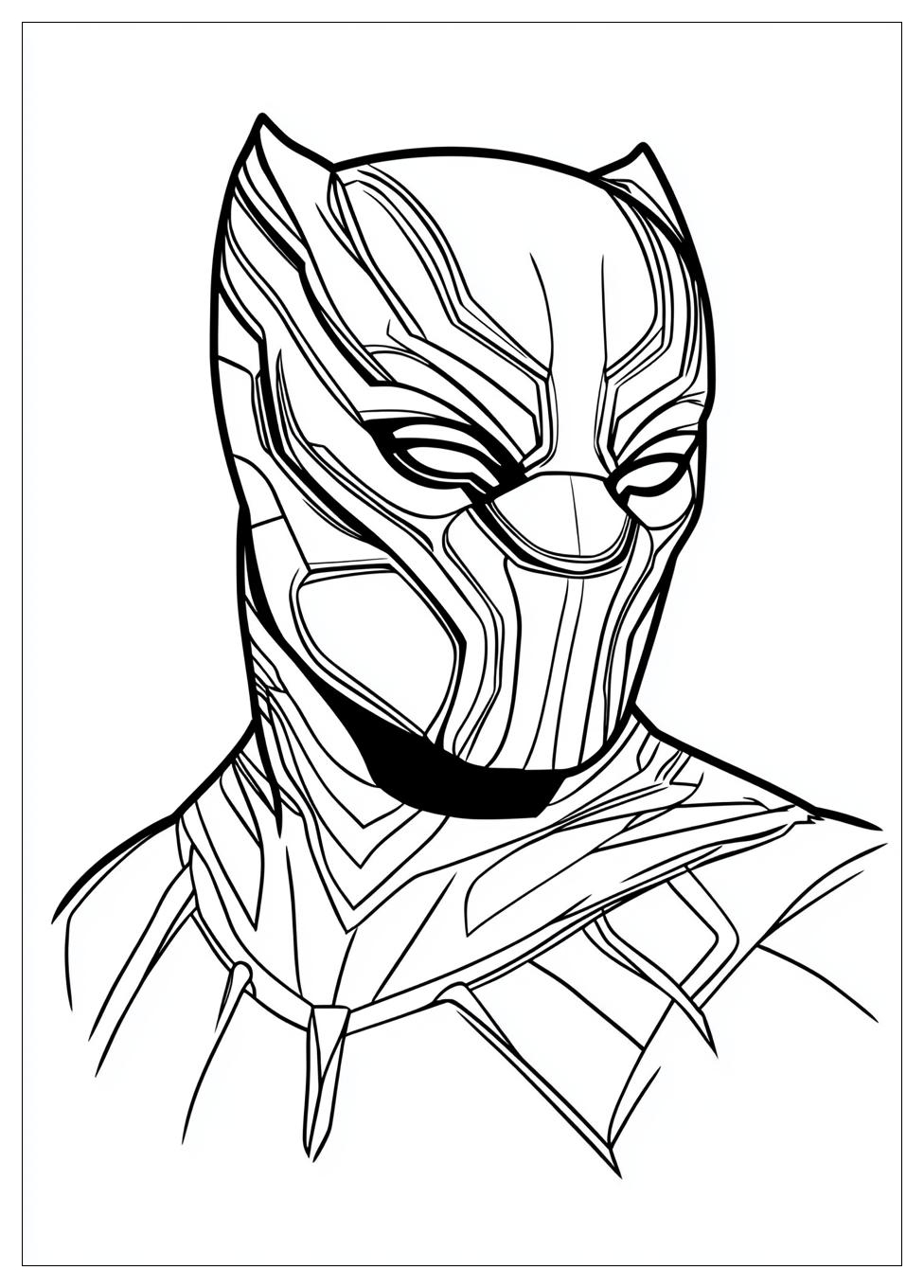 Disegni Black Panther Da Colorare 4