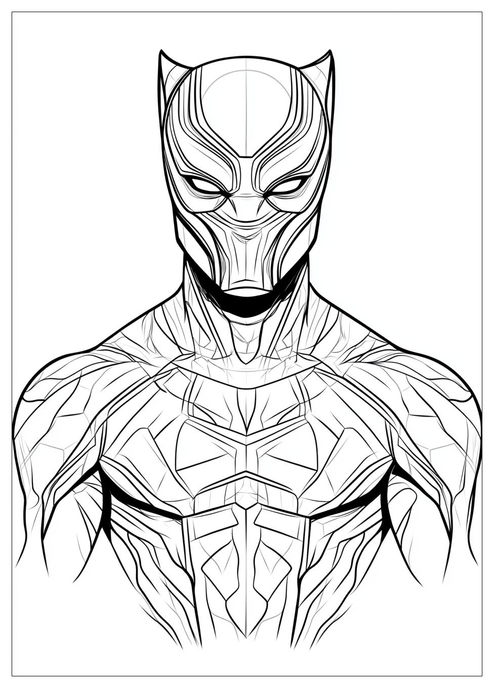 Disegni Black Panther Da Colorare 9