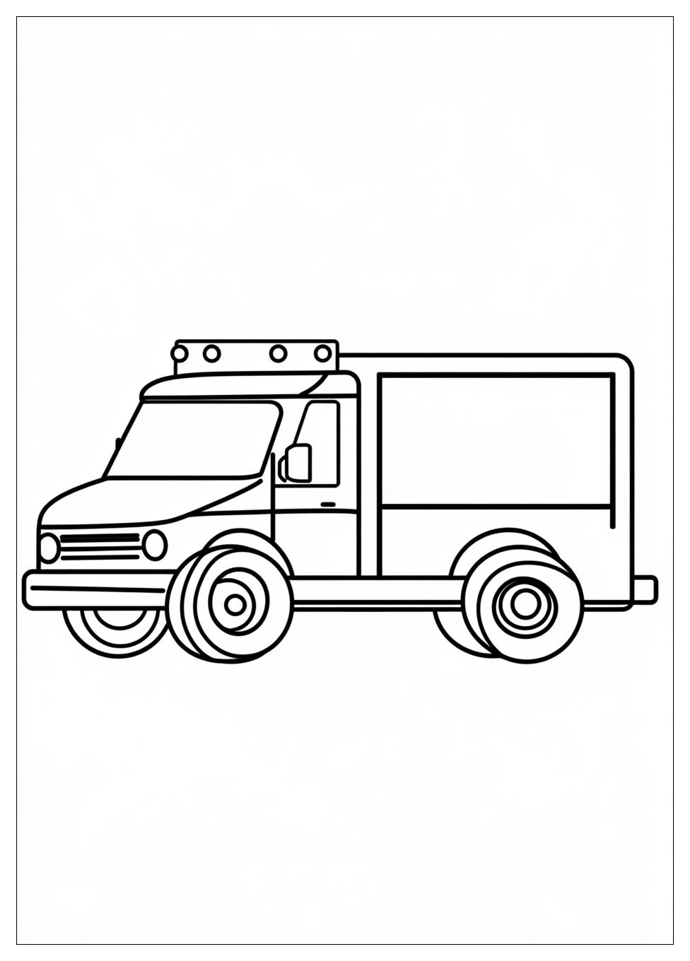 Disegni Camion Polizia Da Colorare 1