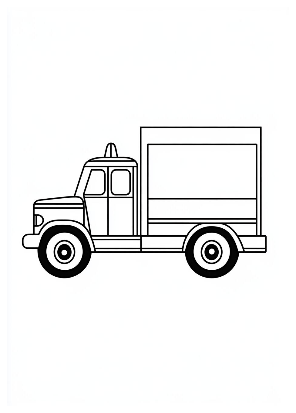 Disegni Camion Polizia Da Colorare 18