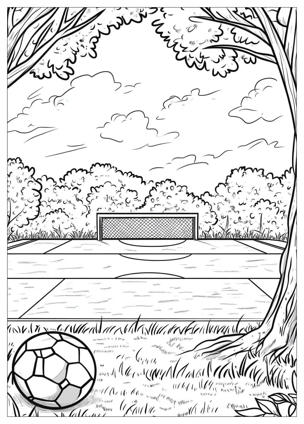 Disegni Campo Da Calcio Da Colorare 14