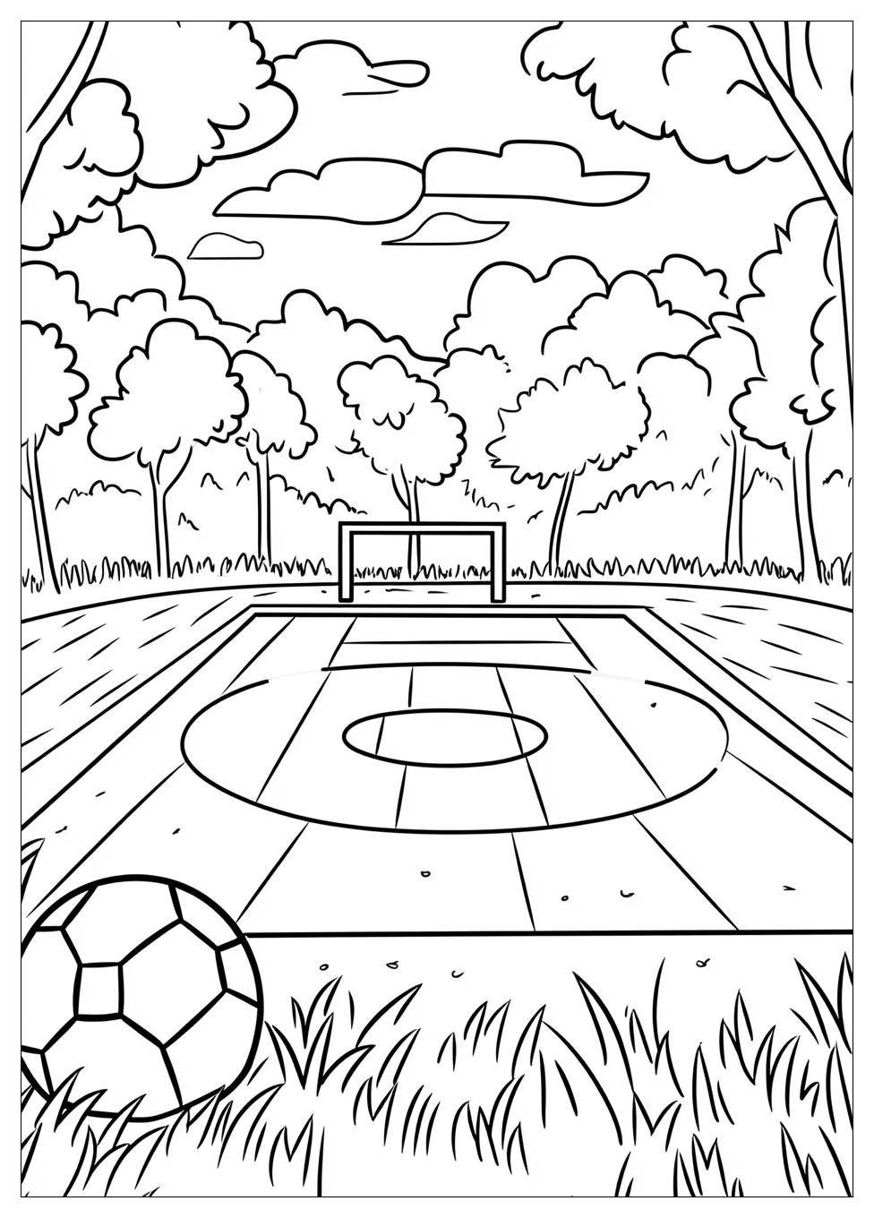 Disegni Campo Da Calcio Da Colorare 18