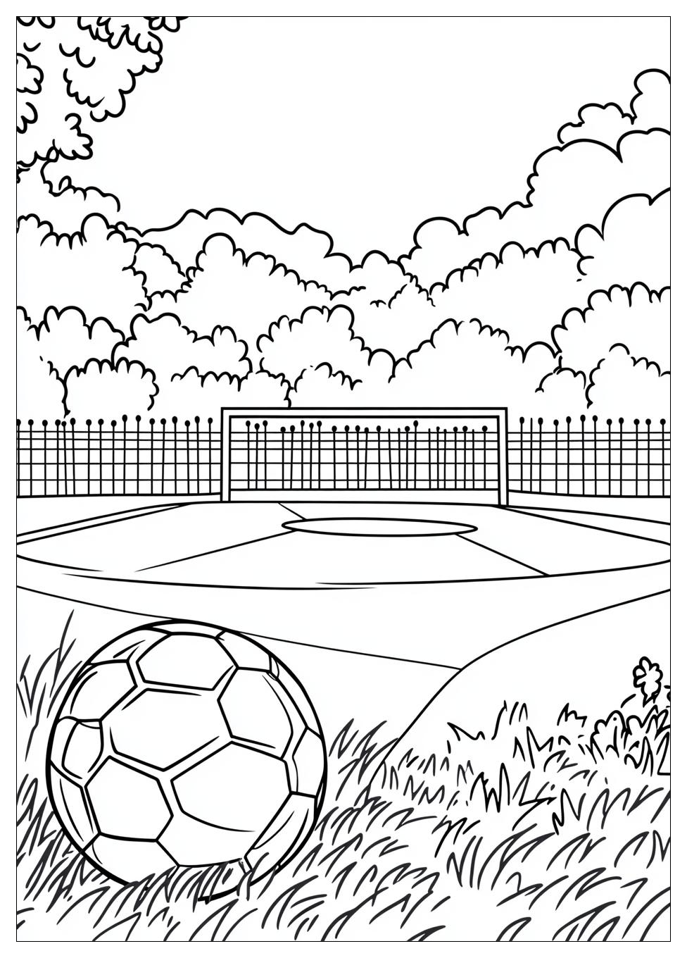 Disegni Campo Da Calcio Da Colorare 3