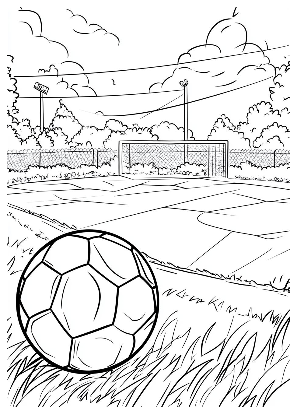 Disegni Campo Da Calcio Da Colorare 4