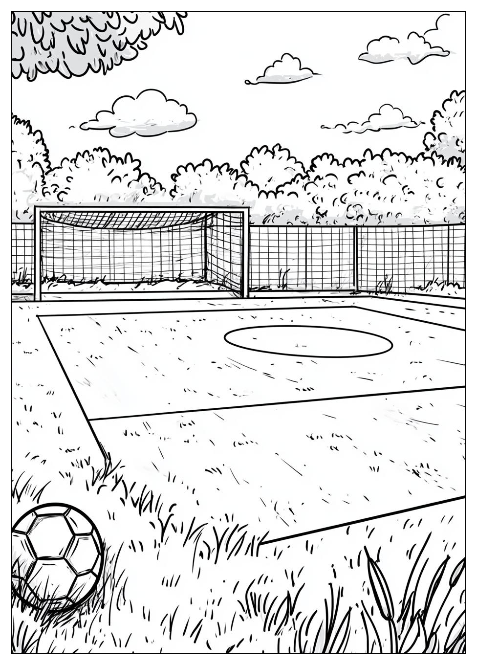 Disegni Campo Da Calcio Da Colorare 6